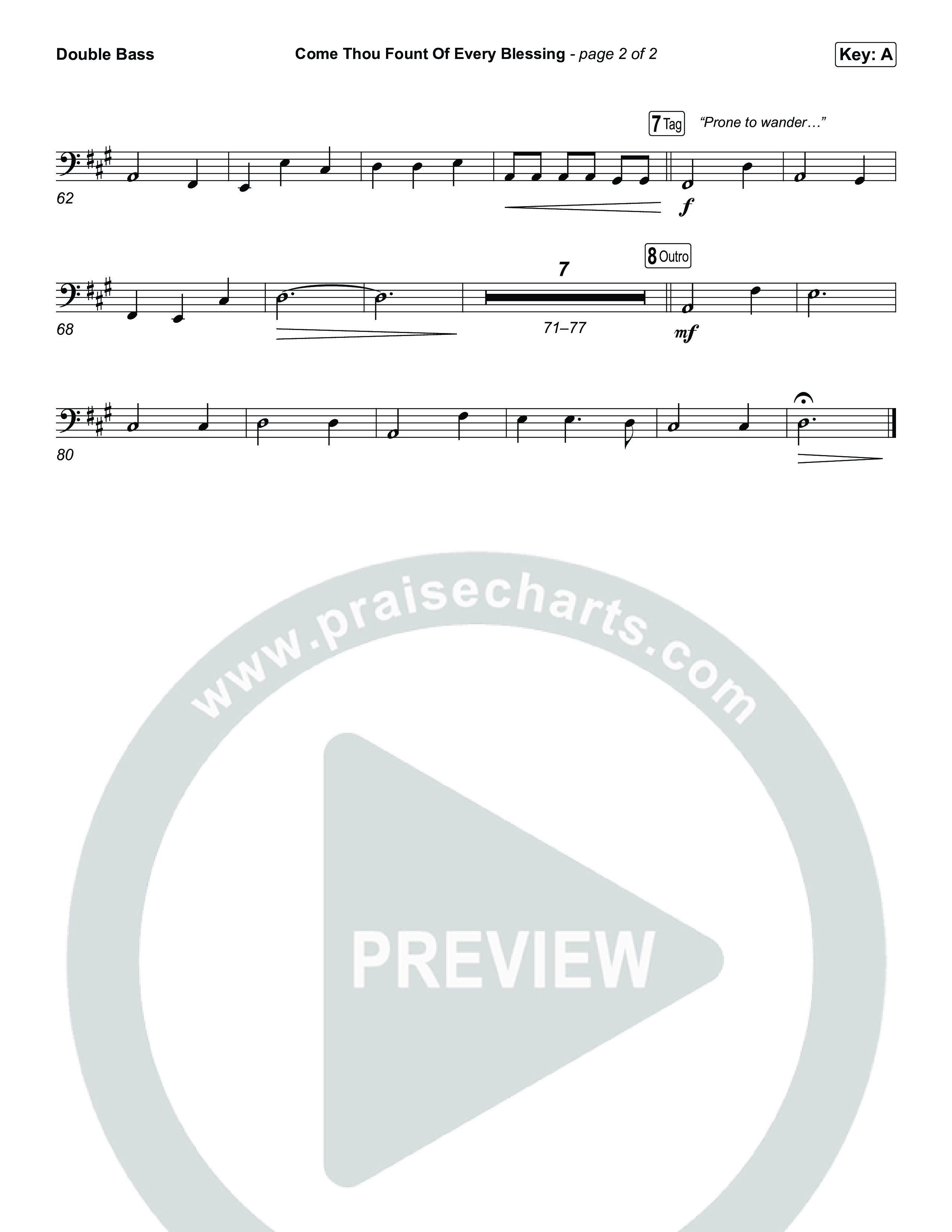 Come Thou Fount Of Every Blessing String Bass (The Worship Initiative)