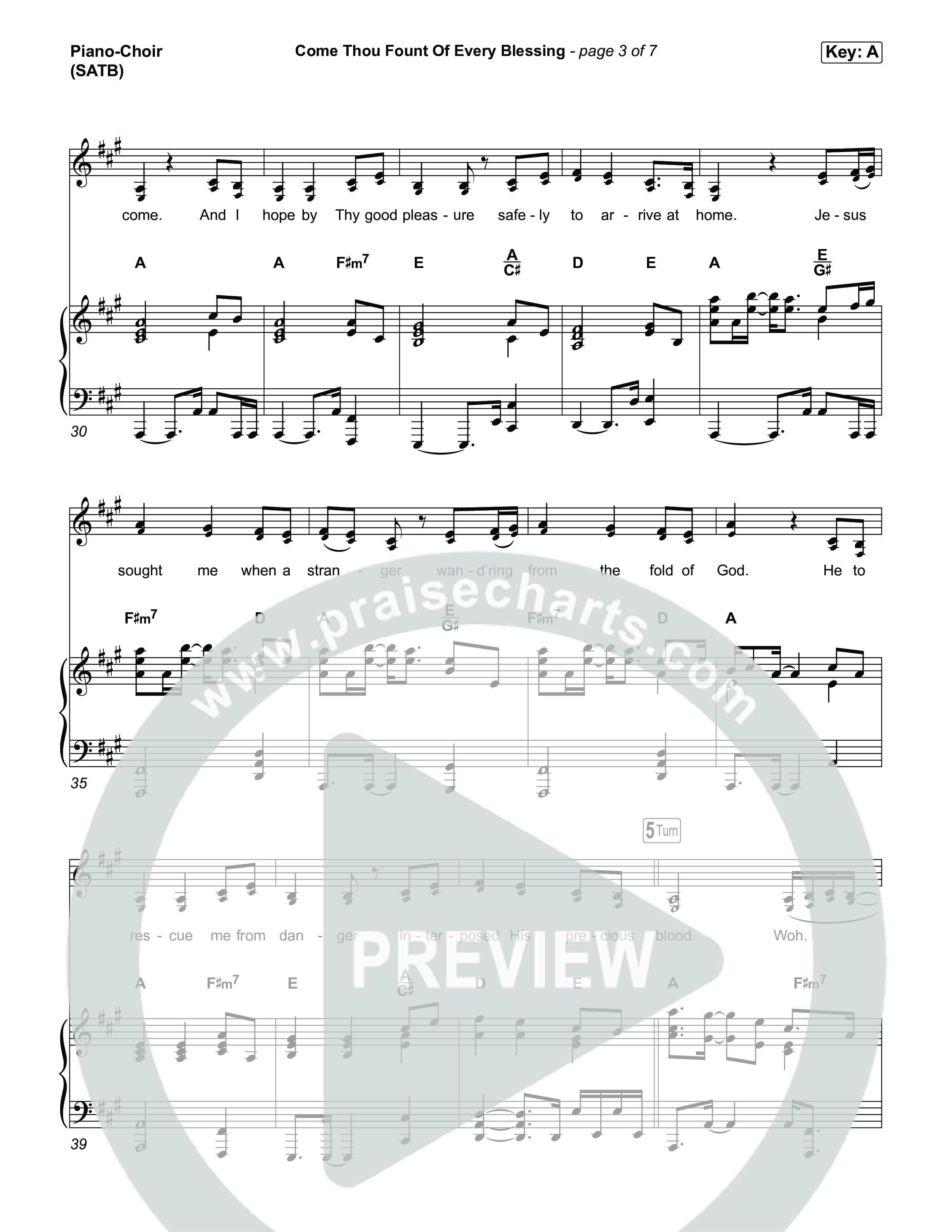 Come Thou Fount Of Every Blessing Piano/Vocal Pack (The Worship Initiative)