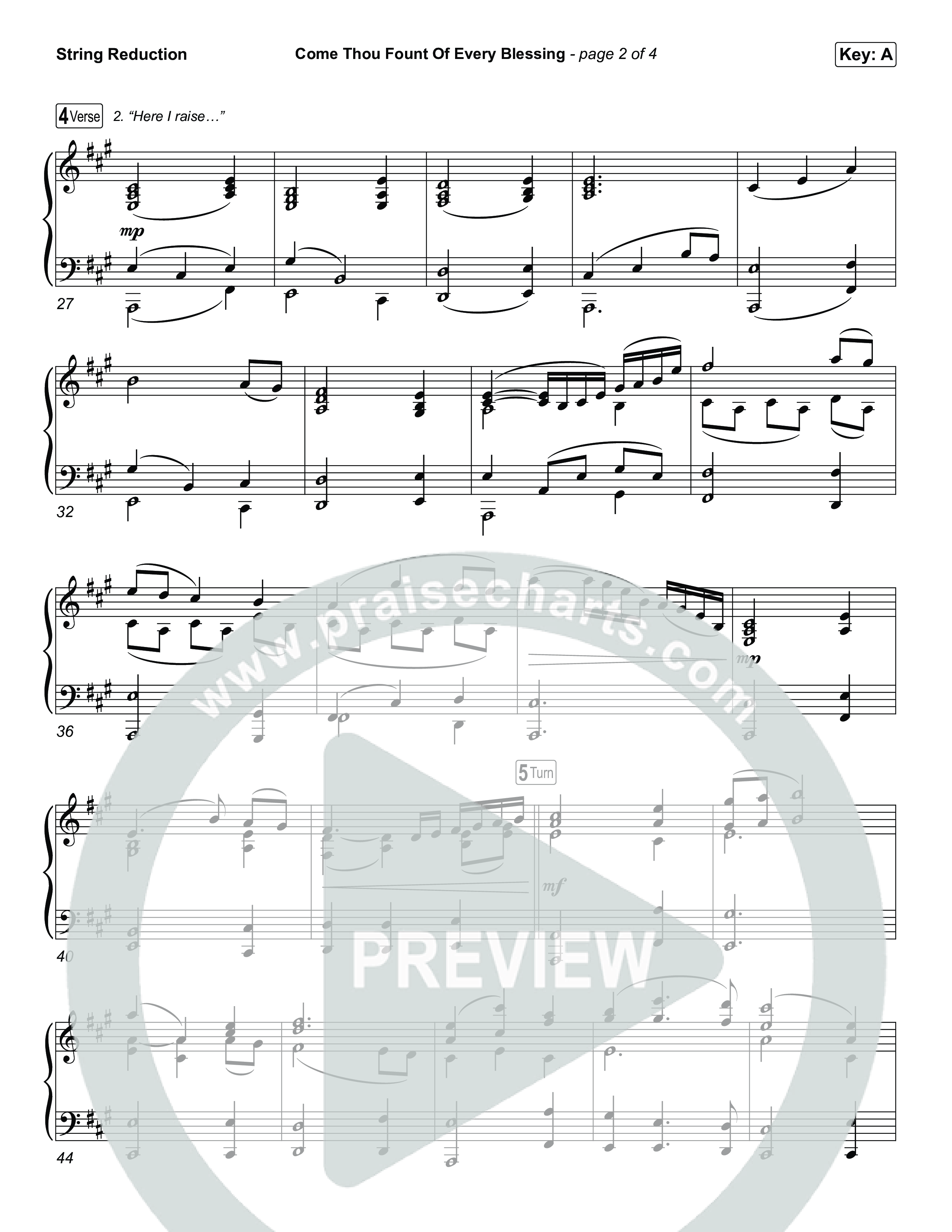 Come Thou Fount Of Every Blessing String Reduction (The Worship Initiative)