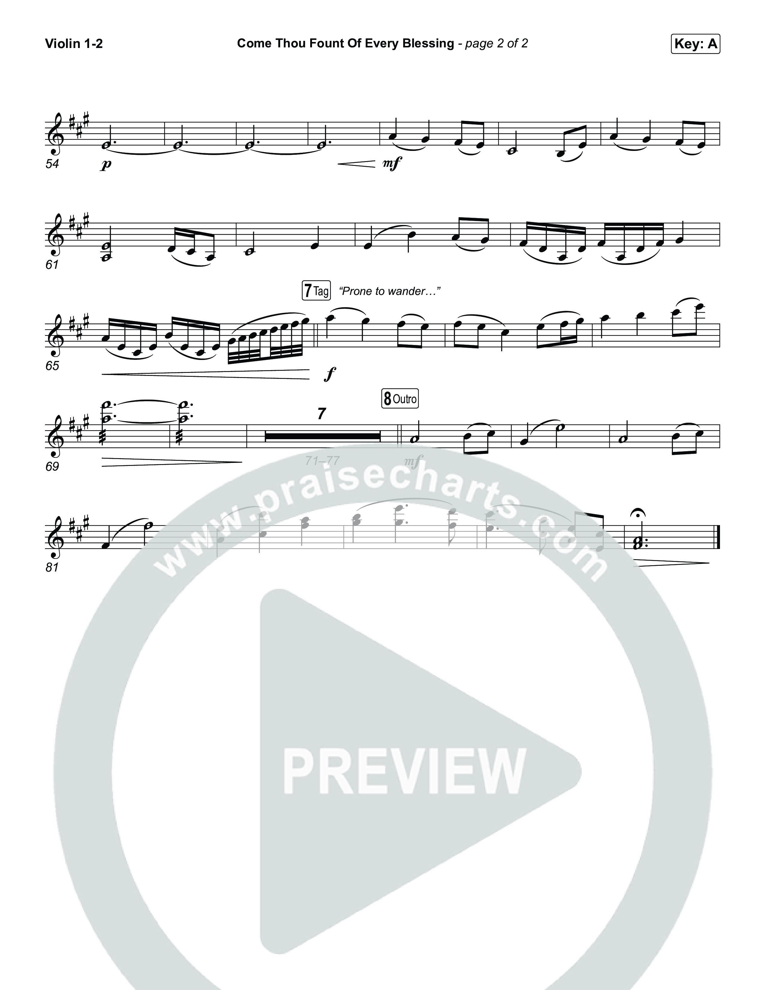 Come Thou Fount Of Every Blessing String Pack (The Worship Initiative)