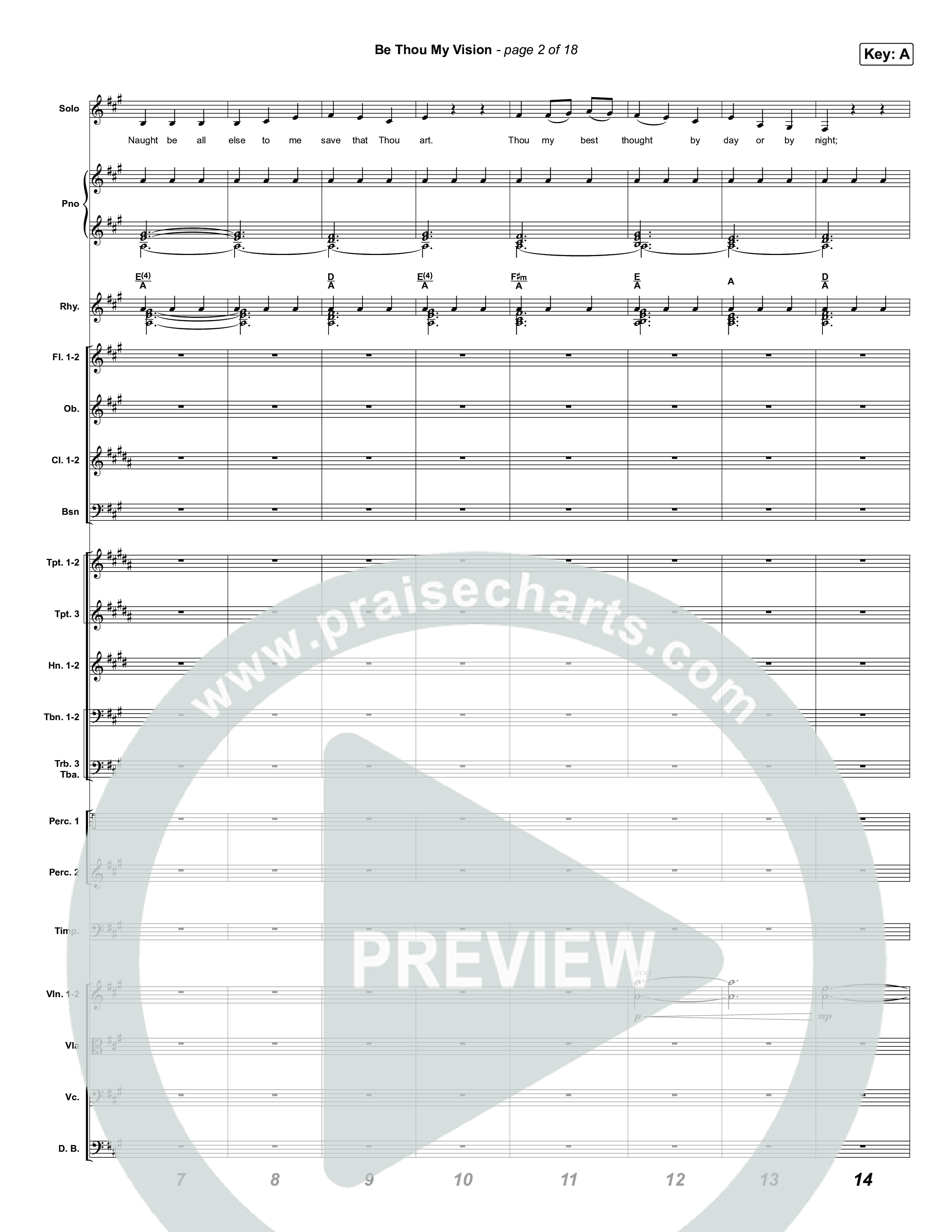 Be Thou My Vision Conductor's Score (The Worship Initiative)