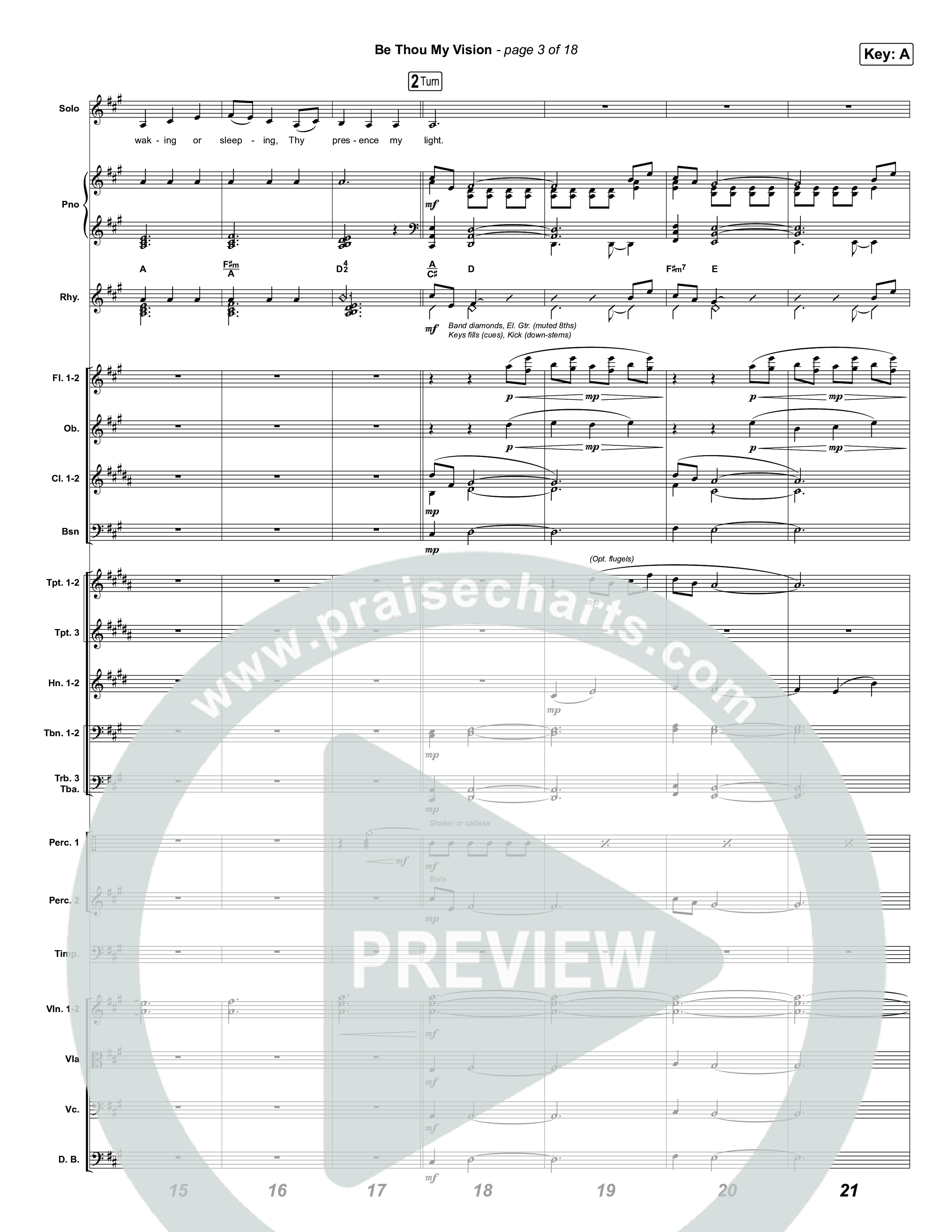 Be Thou My Vision Conductor's Score (The Worship Initiative)