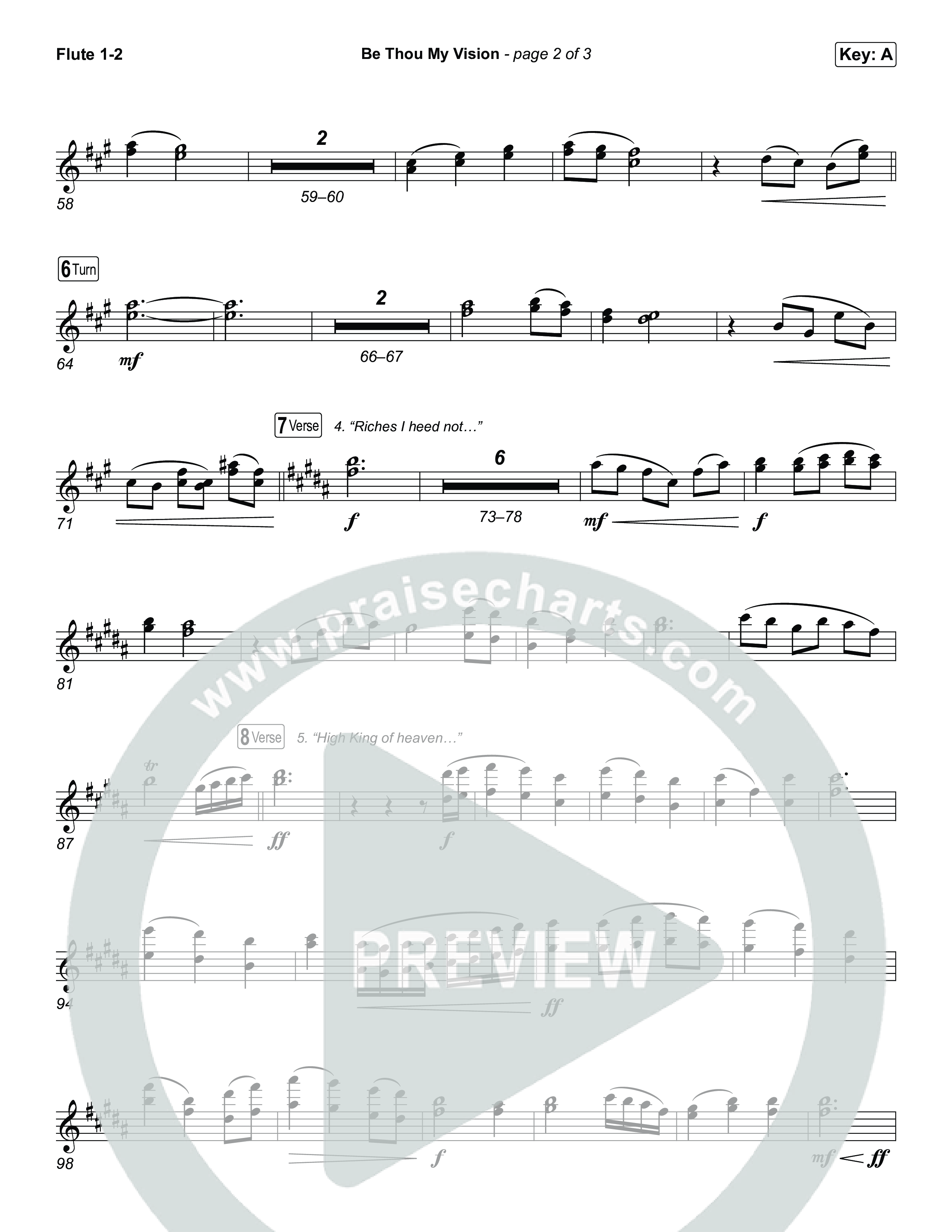 Be Thou My Vision Flute 1,2 (The Worship Initiative)