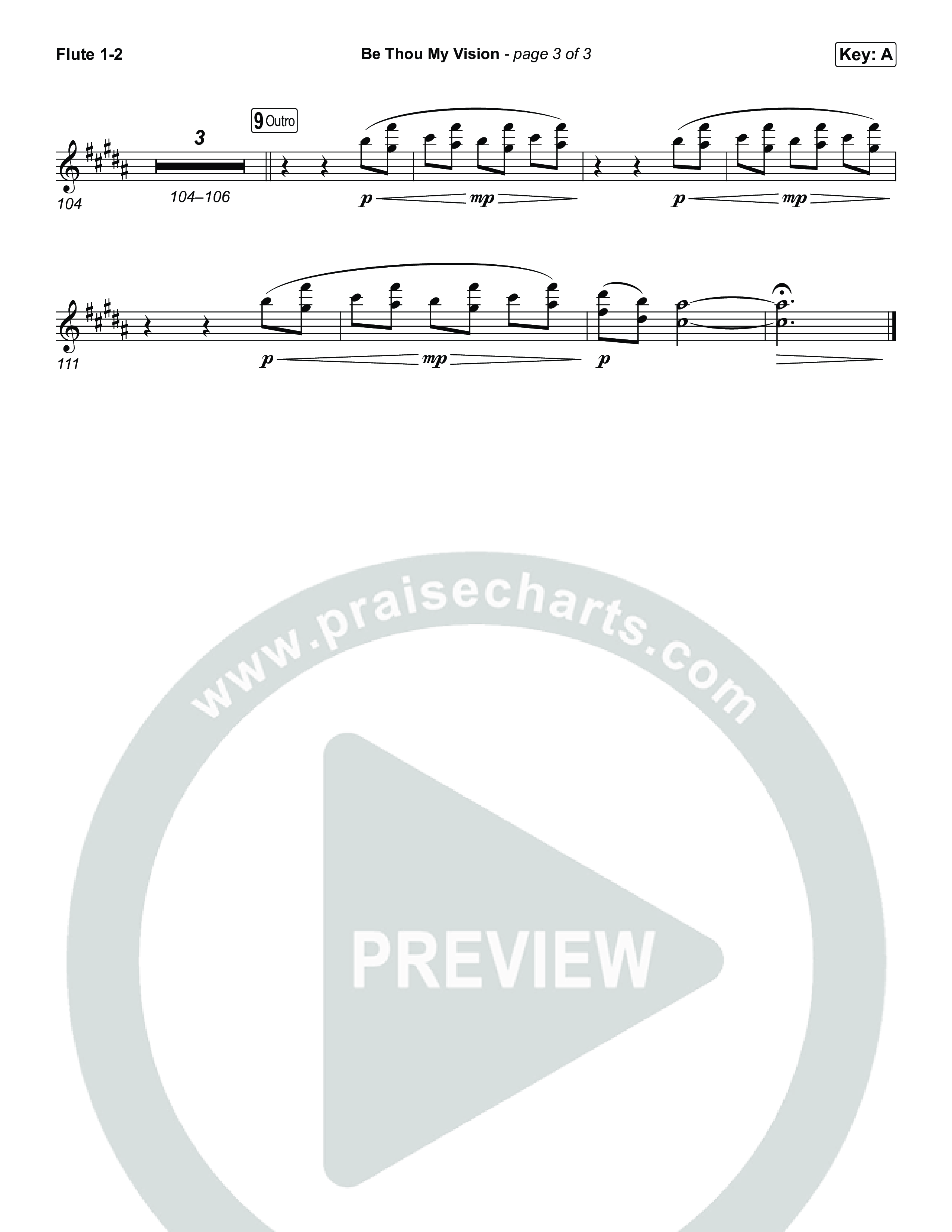 Be Thou My Vision Flute 1,2 (The Worship Initiative)