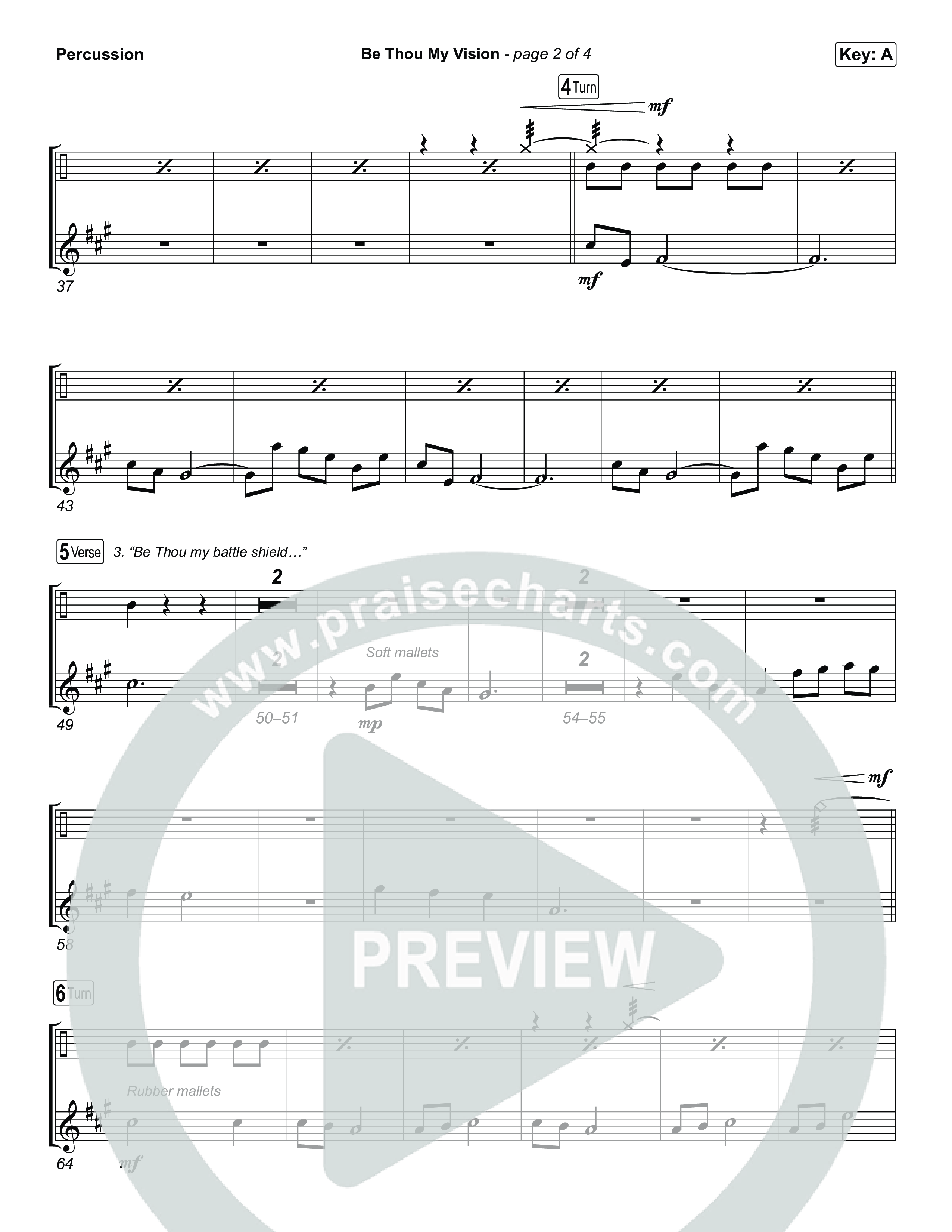 Be Thou My Vision Percussion (The Worship Initiative)