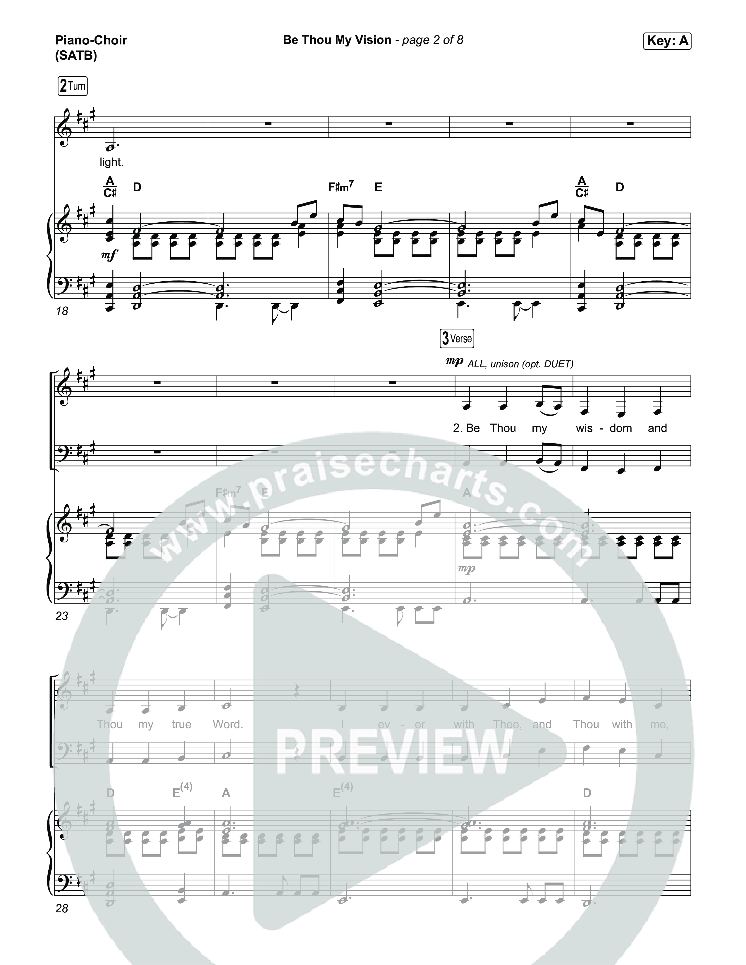 Be Thou My Vision Piano/Choir (SATB) (The Worship Initiative)