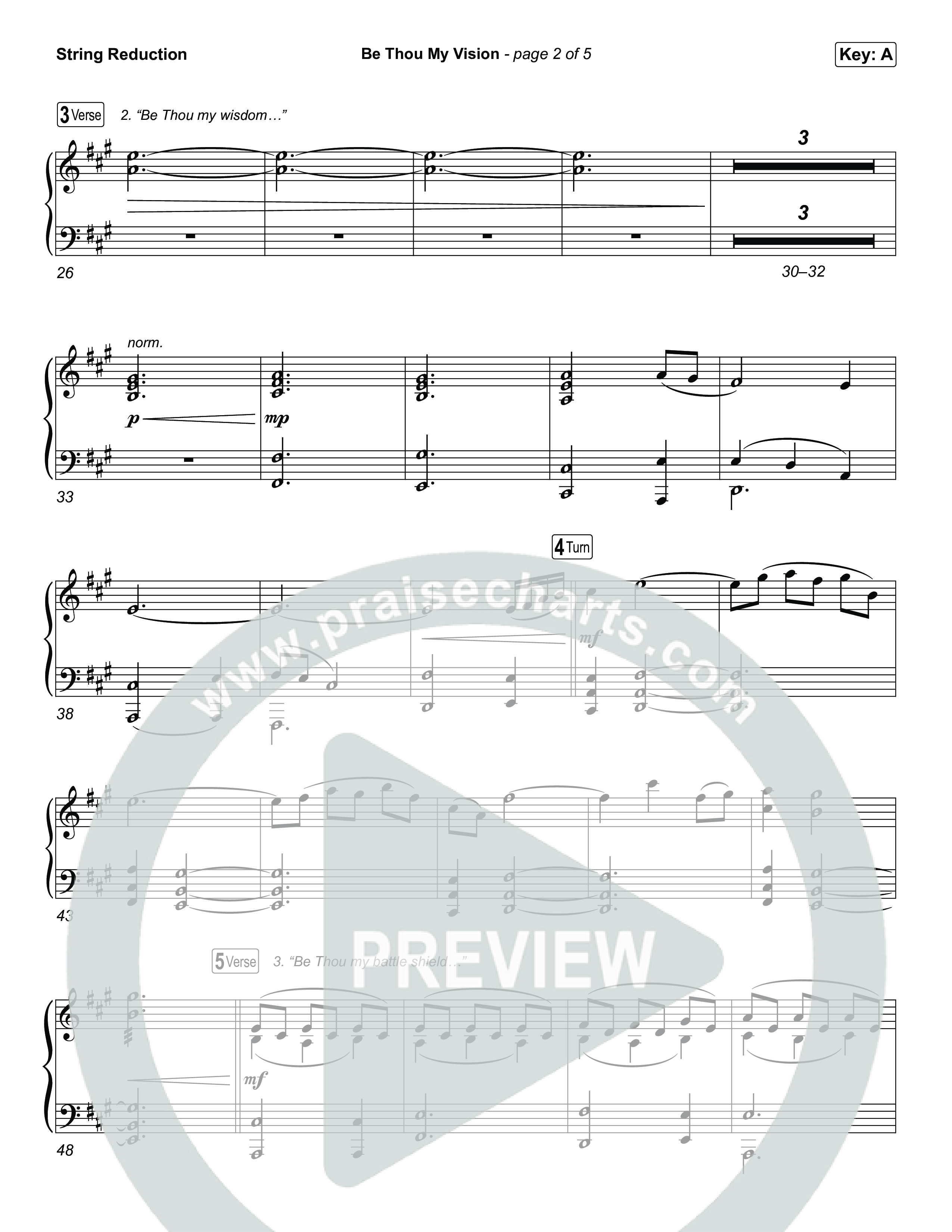 Be Thou My Vision String Reduction (The Worship Initiative)
