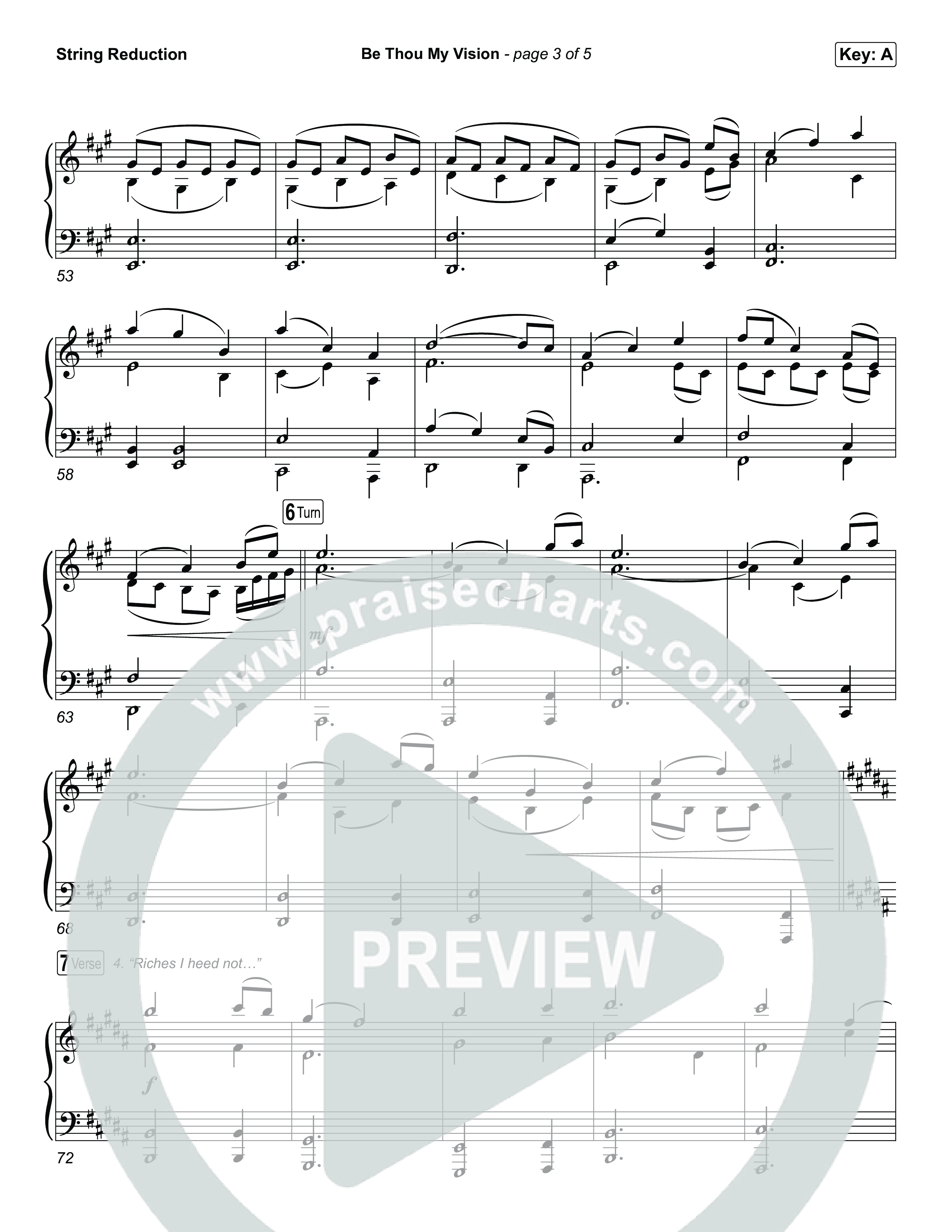 Be Thou My Vision String Reduction (The Worship Initiative)