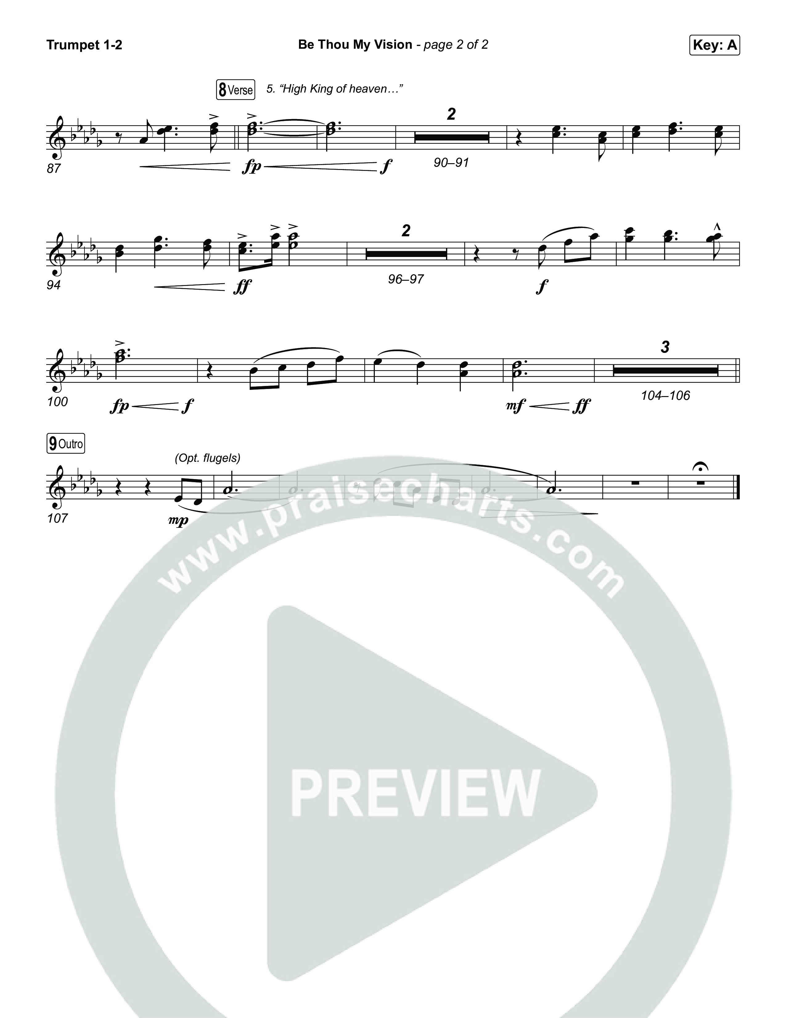 Be Thou My Vision Trumpet 1,2 (The Worship Initiative)