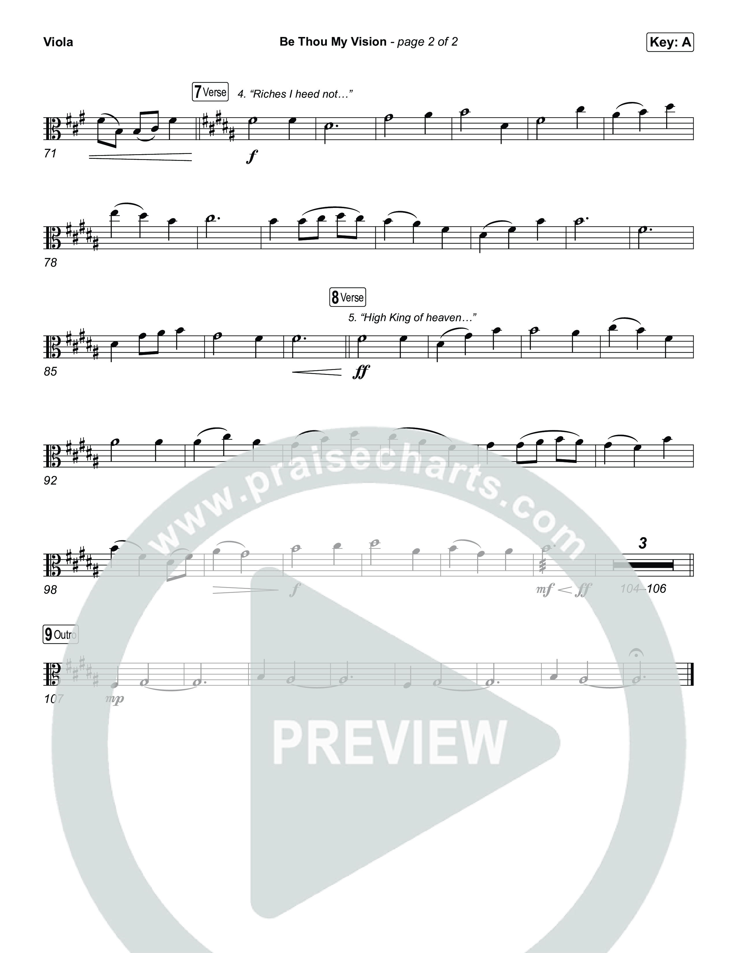 Be Thou My Vision Viola (The Worship Initiative)