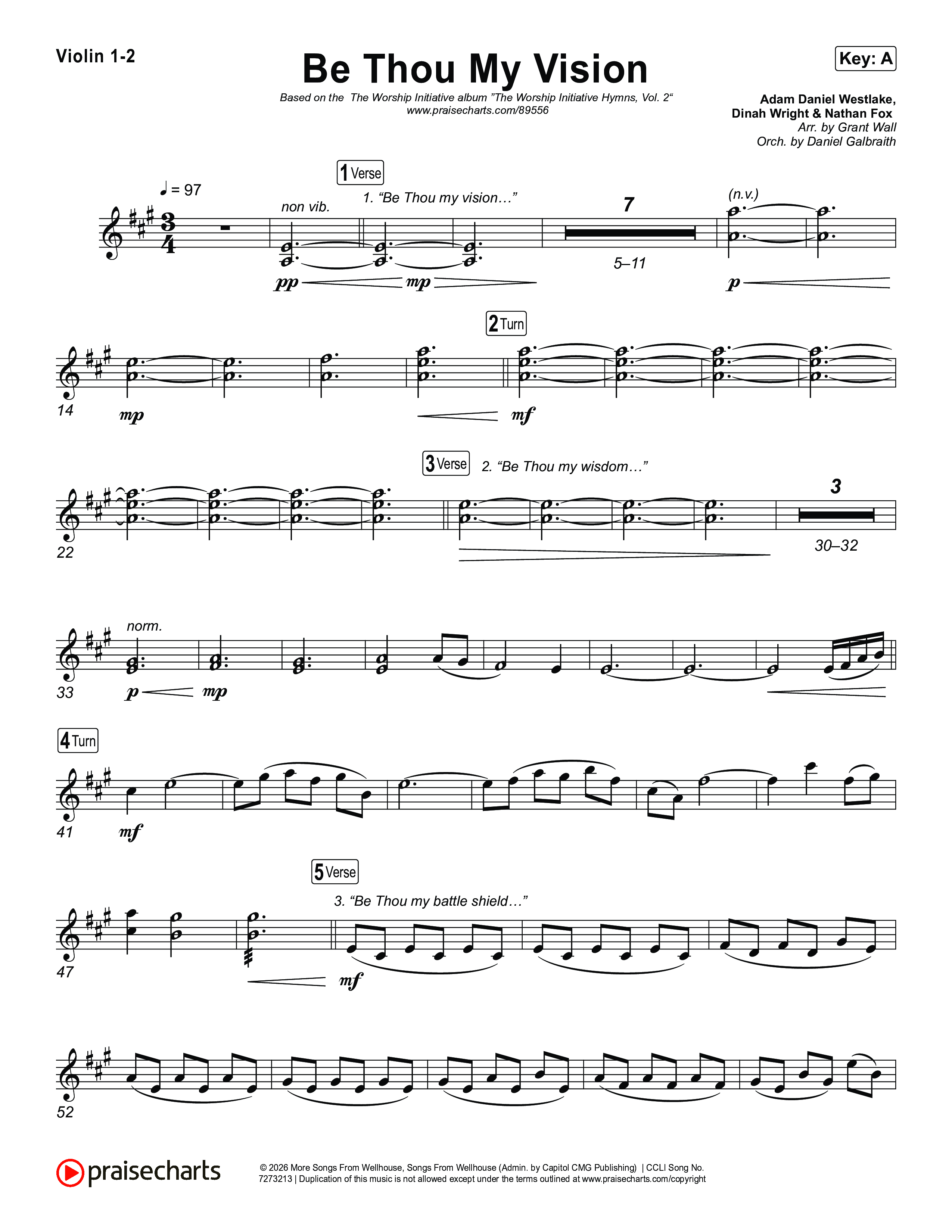 Be Thou My Vision String Pack (The Worship Initiative)