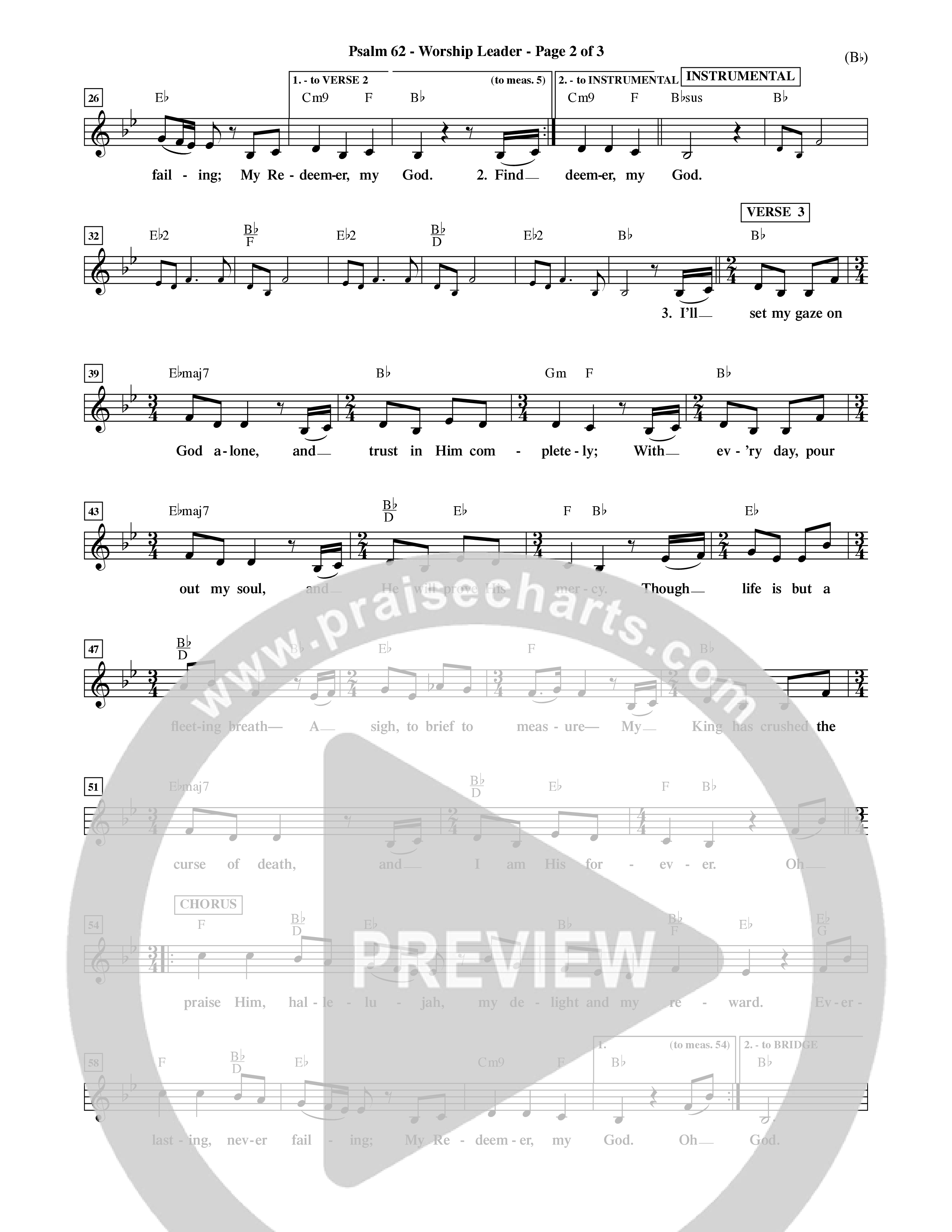 Psalm 62 (Choral Anthem SATB) Rhythm Pack (Word Music Choral / Orch. Dave Williamson)