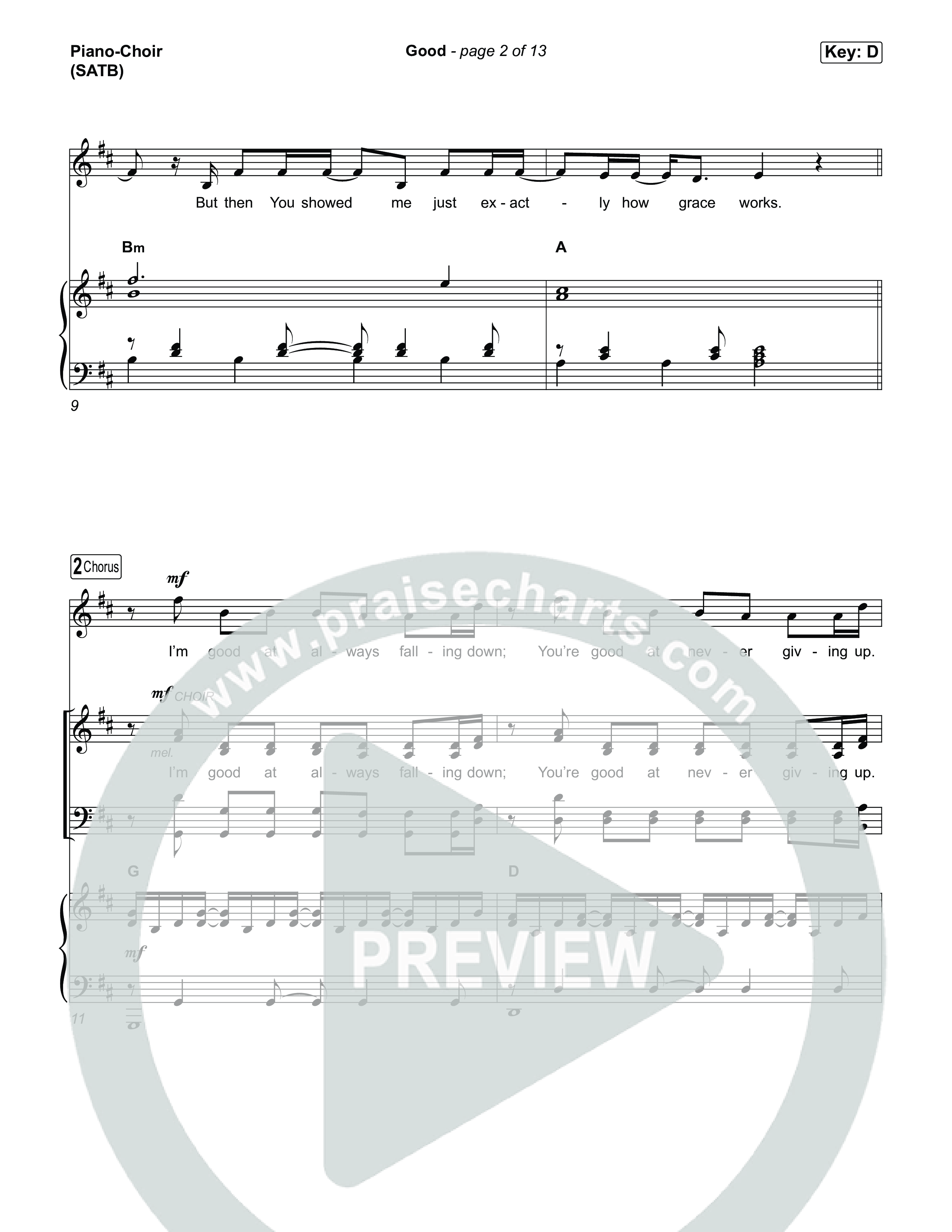 Good Piano/Vocal Pack (Matthew West)
