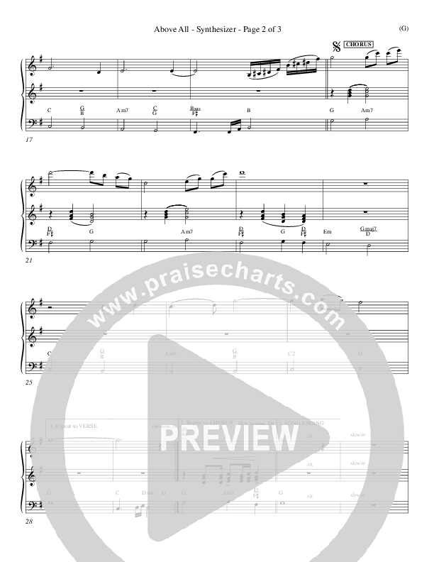 Above All Synth (Paul Baloche)