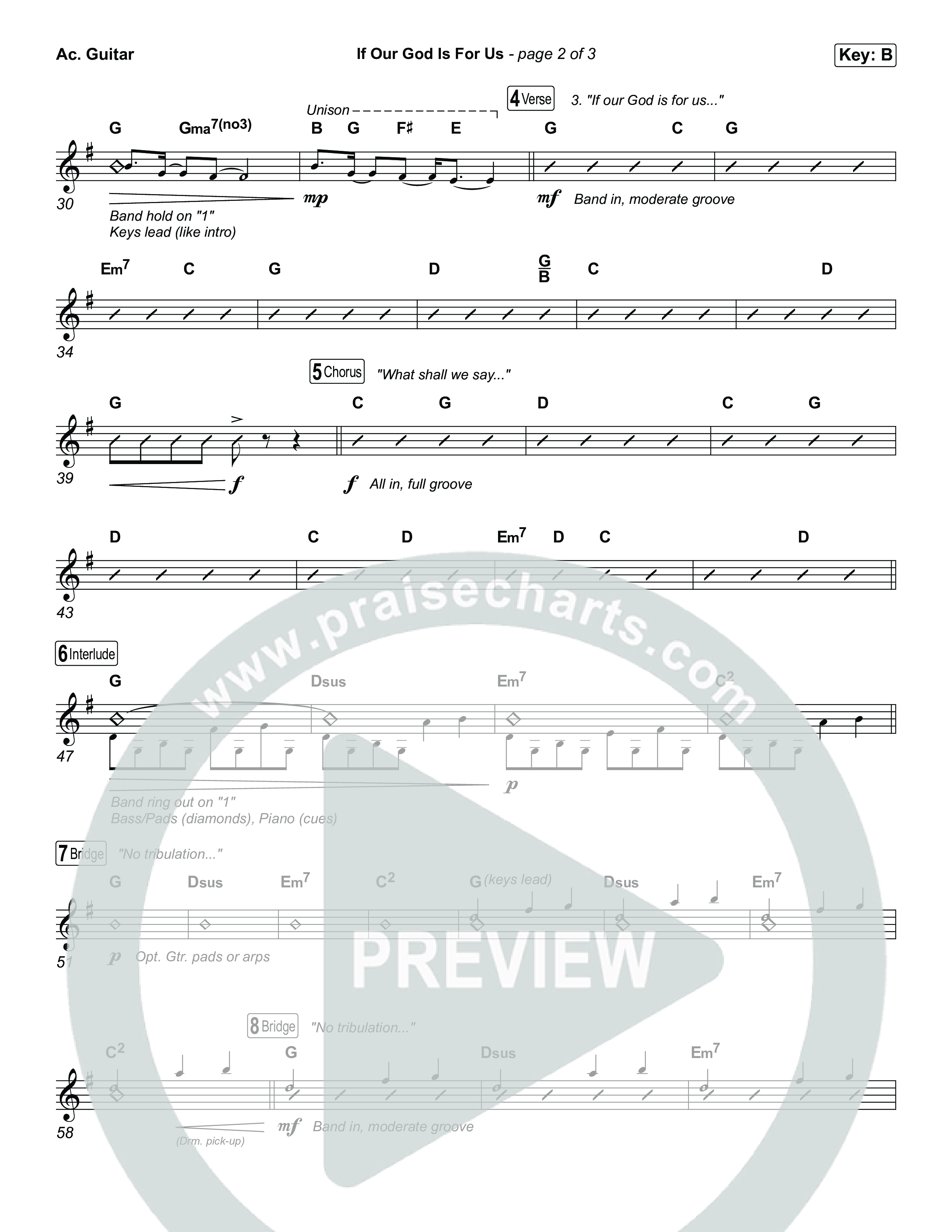 If Our God Is For Us Acoustic Guitar (Jordan Kauflin)