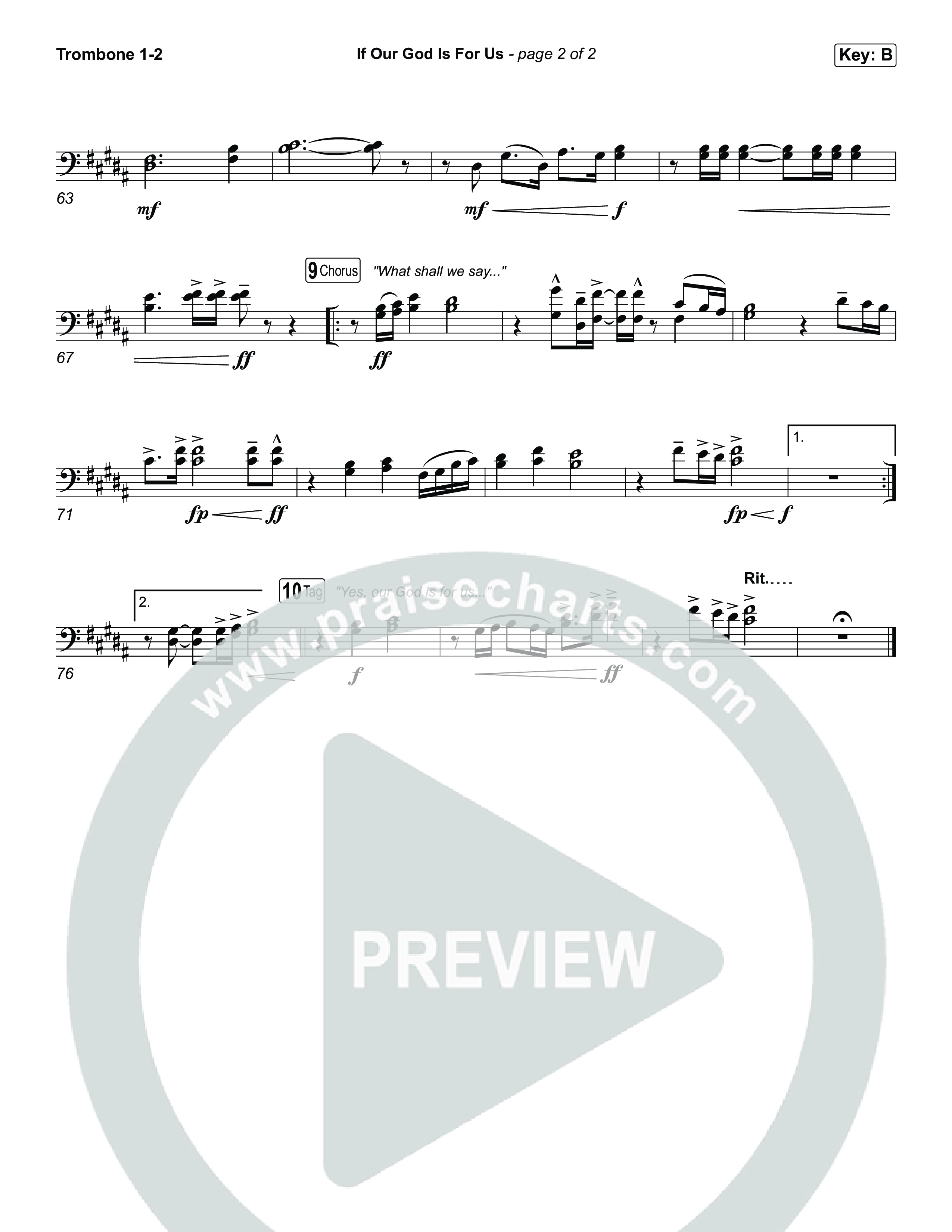 If Our God Is For Us Trombone 1/2 (Jordan Kauflin)