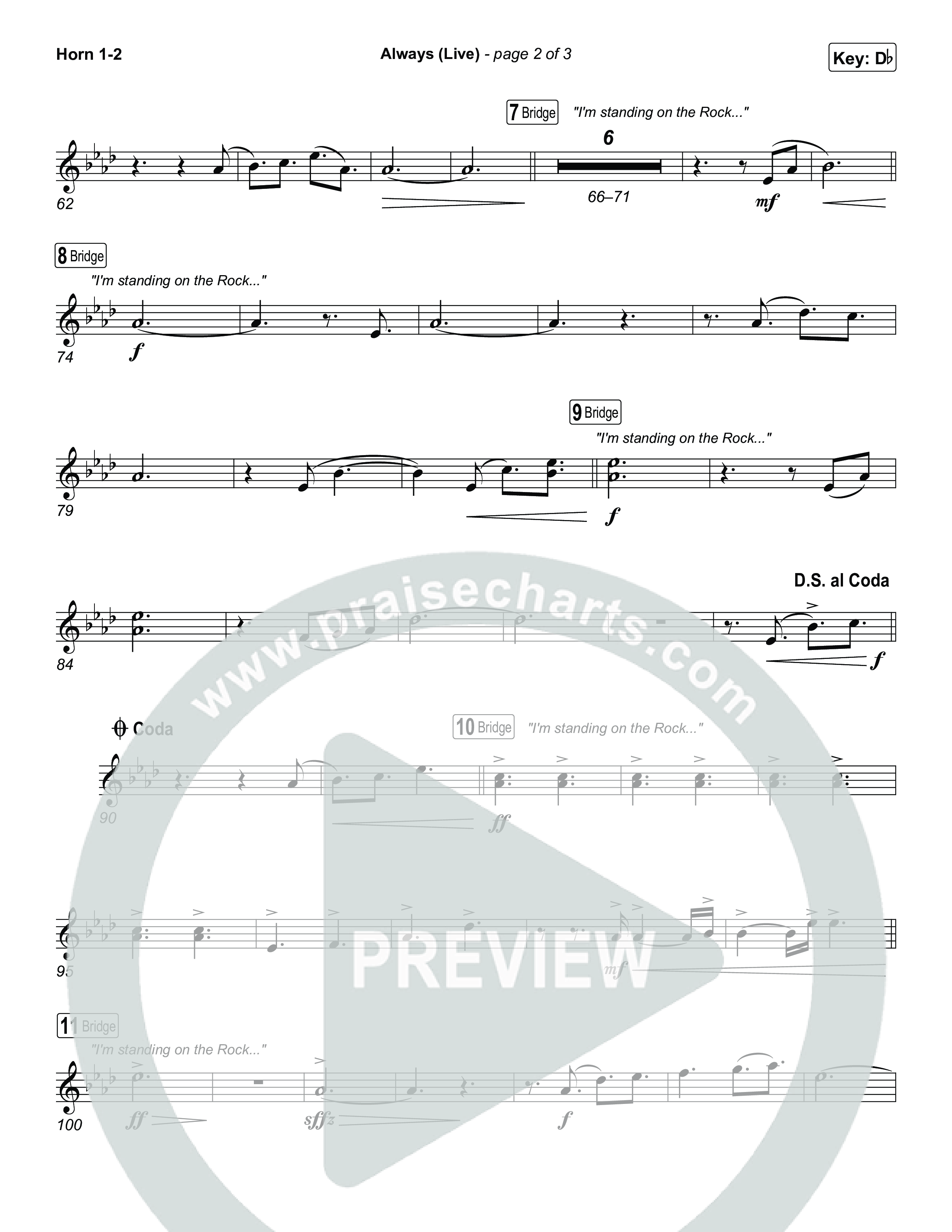 Always (Live) Brass Pack (Gateway Worship)