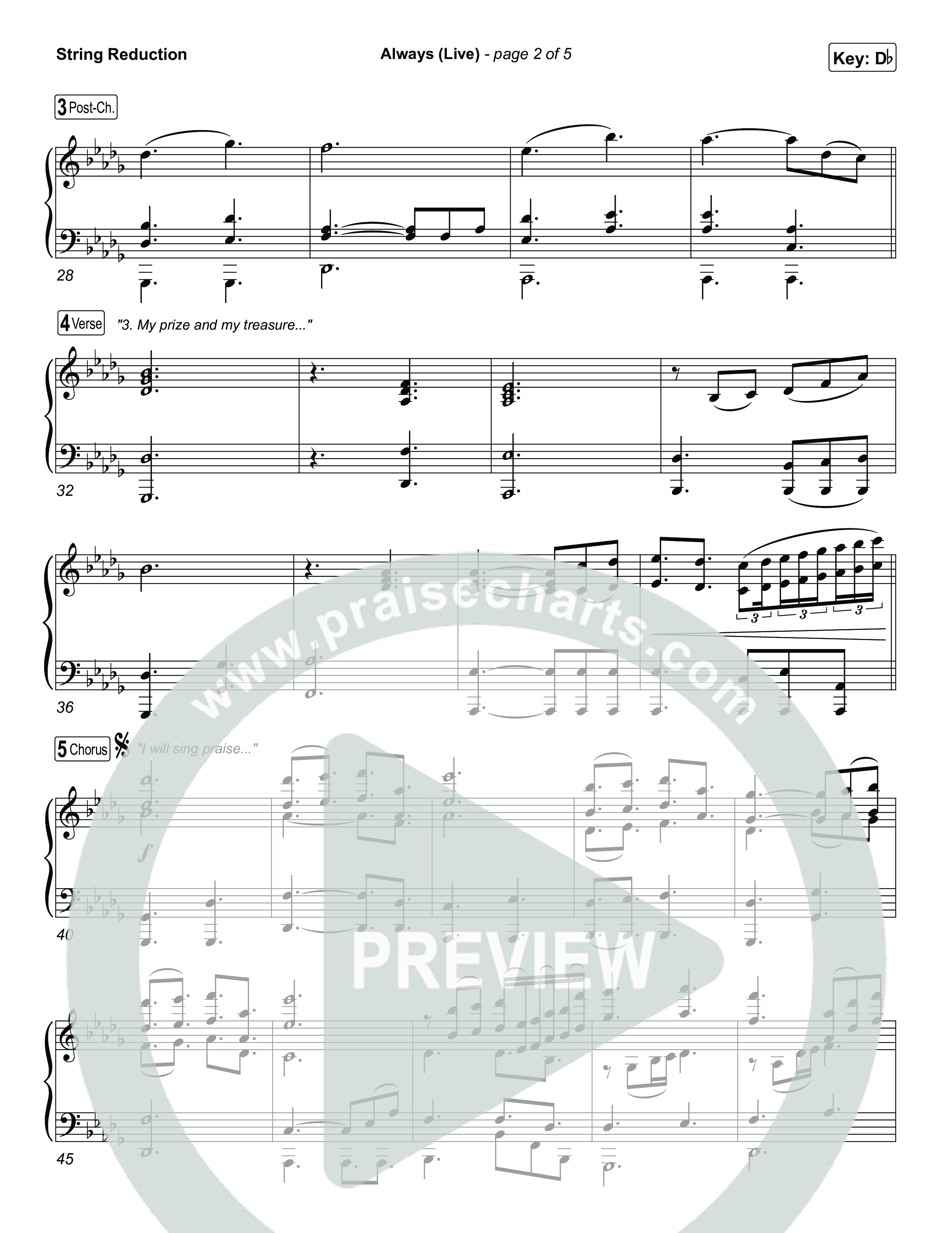 Always (Live) String Reduction (Gateway Worship)