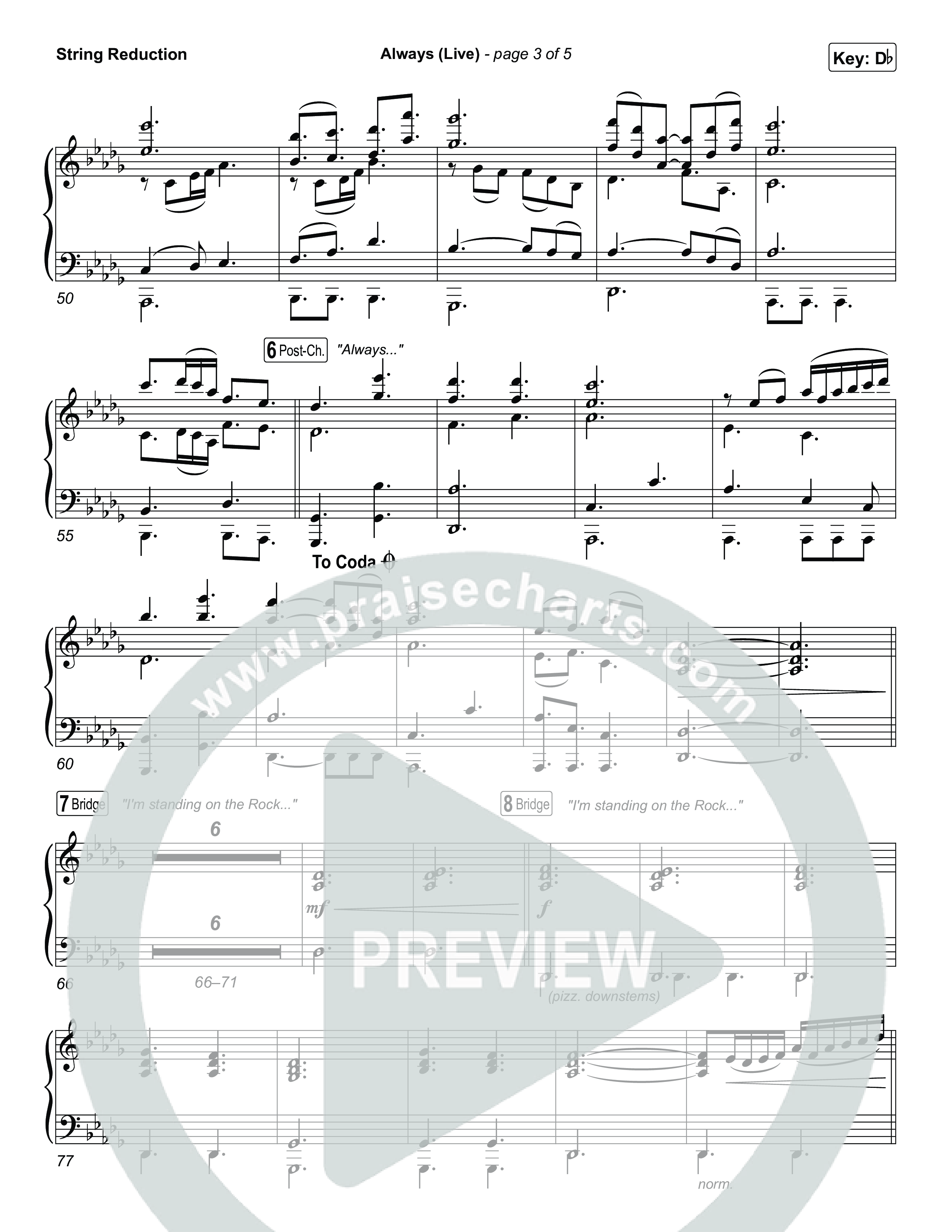 Always (Live) String Reduction (Gateway Worship)