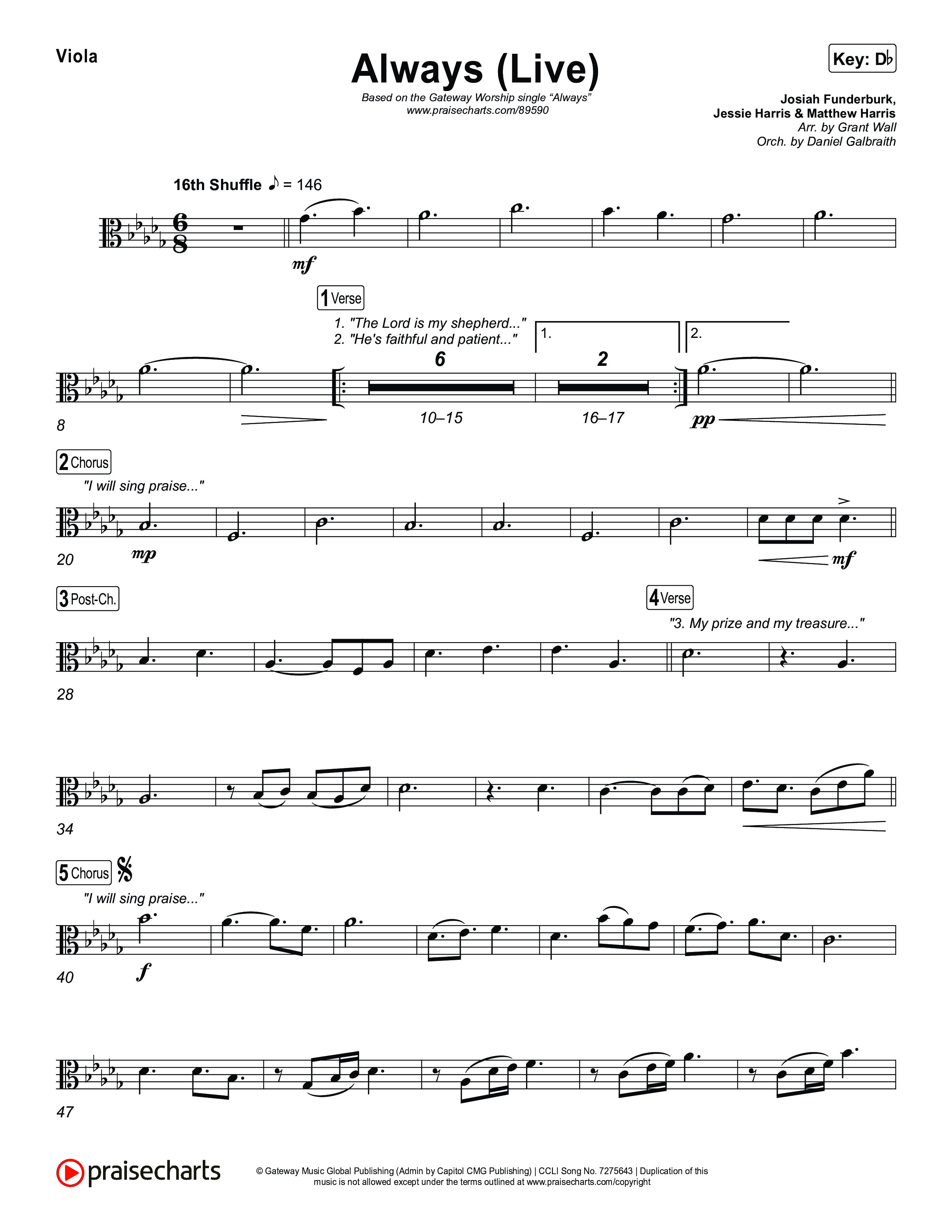 Always (Live) Viola (Gateway Worship)