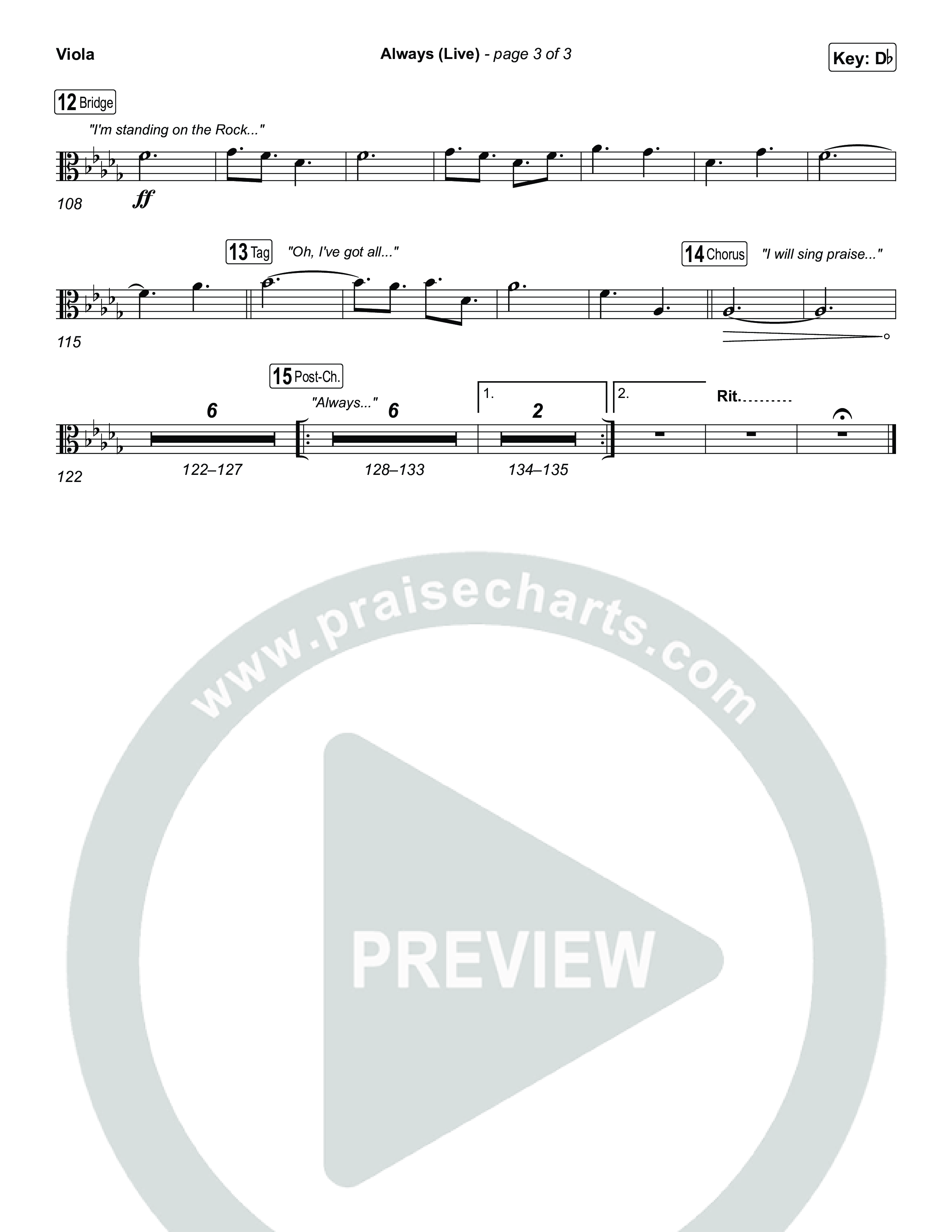 Always (Live) Viola (Gateway Worship)