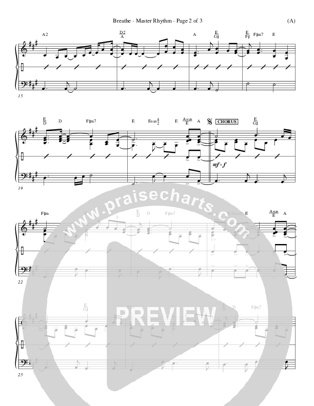 Breathe Rhythm Chart (Marie Barnett)