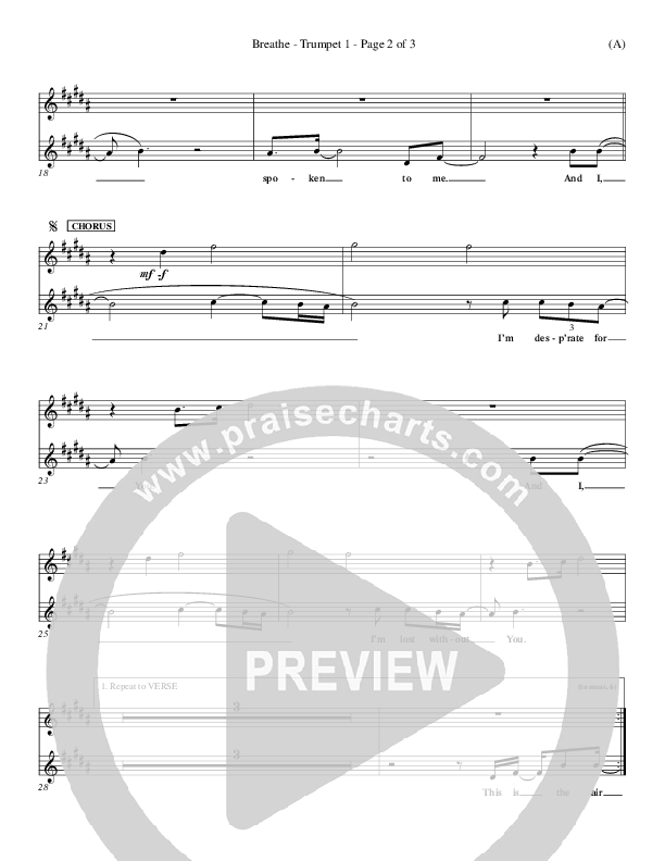 Breathe Trumpet 1 (Marie Barnett)