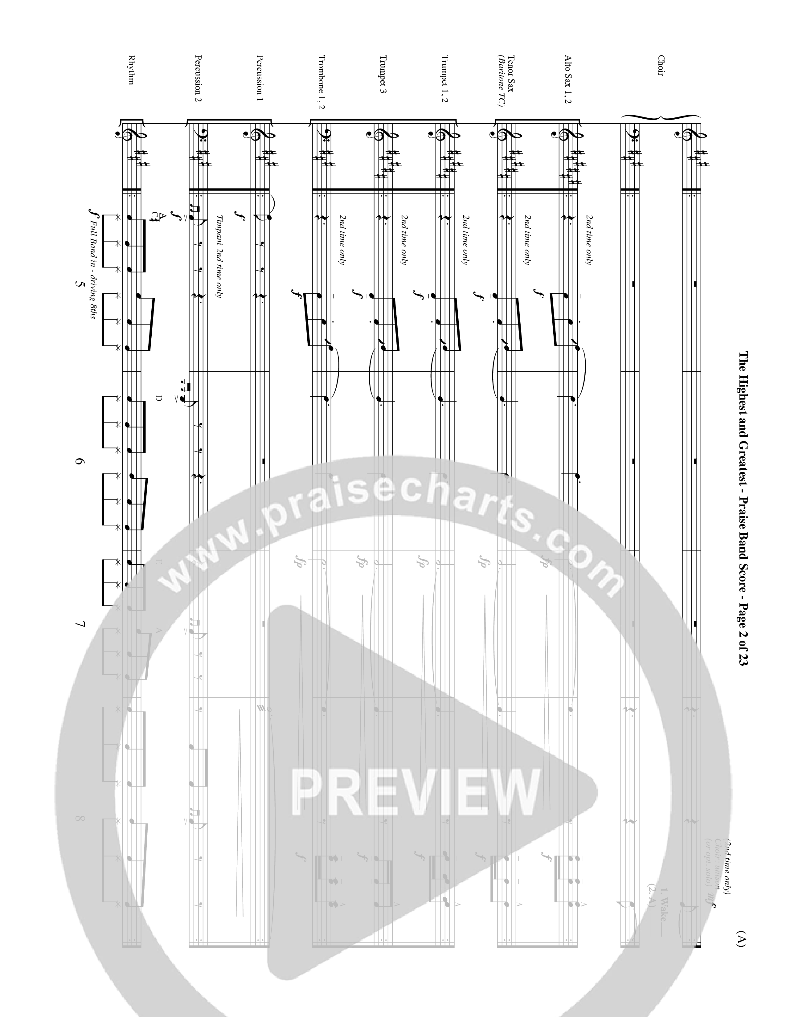 The Highest And The Greatest (Choral Anthem SATB) Conductor's Score (Word Music Choral / Arr. David Shipps)