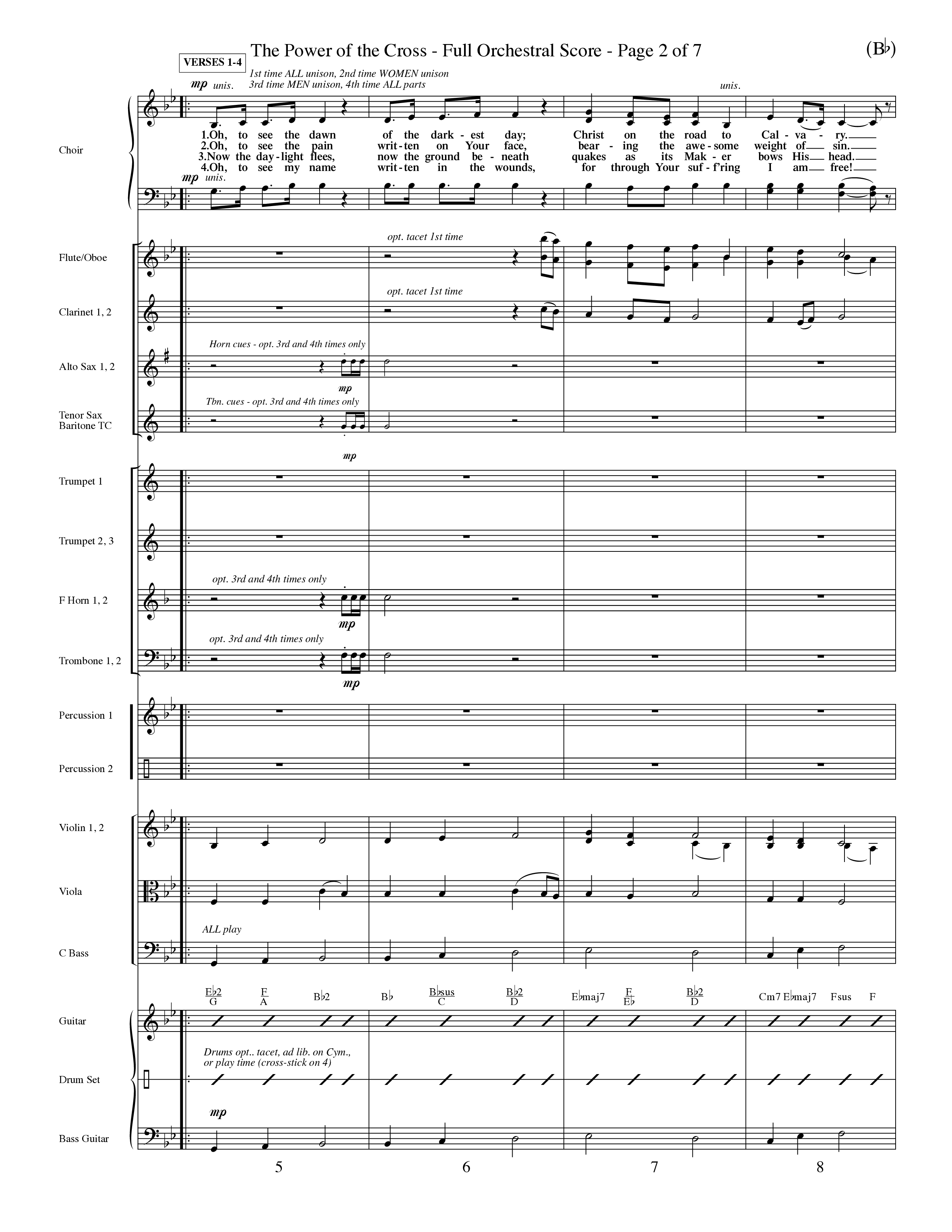 The Power Of The Cross (Choral Anthem SATB) Conductor's Score (Word Music Choral / Orch. David Winkler)