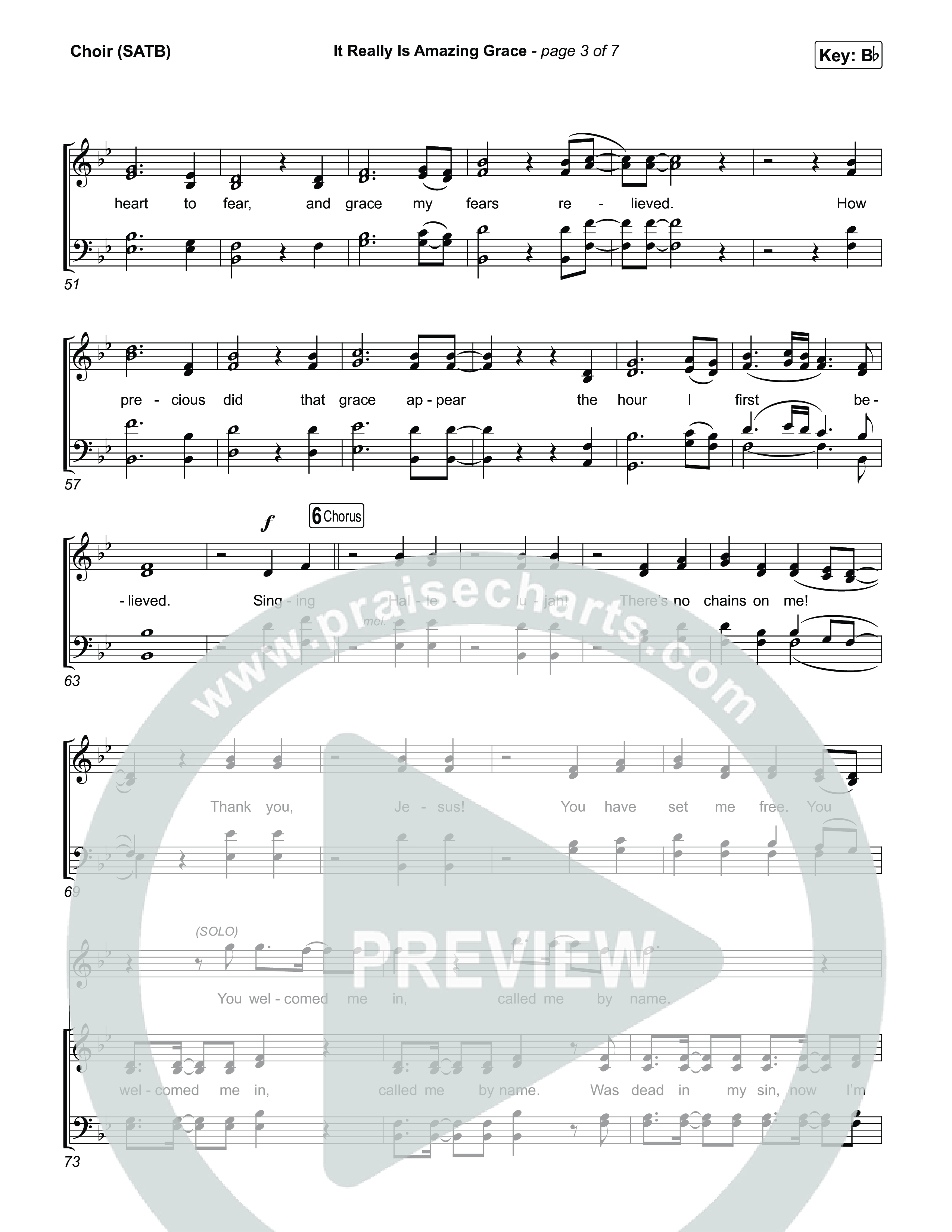 It Really Is Amazing Grace Choir Sheet (SATB) (Phil Wickham / Crowder)