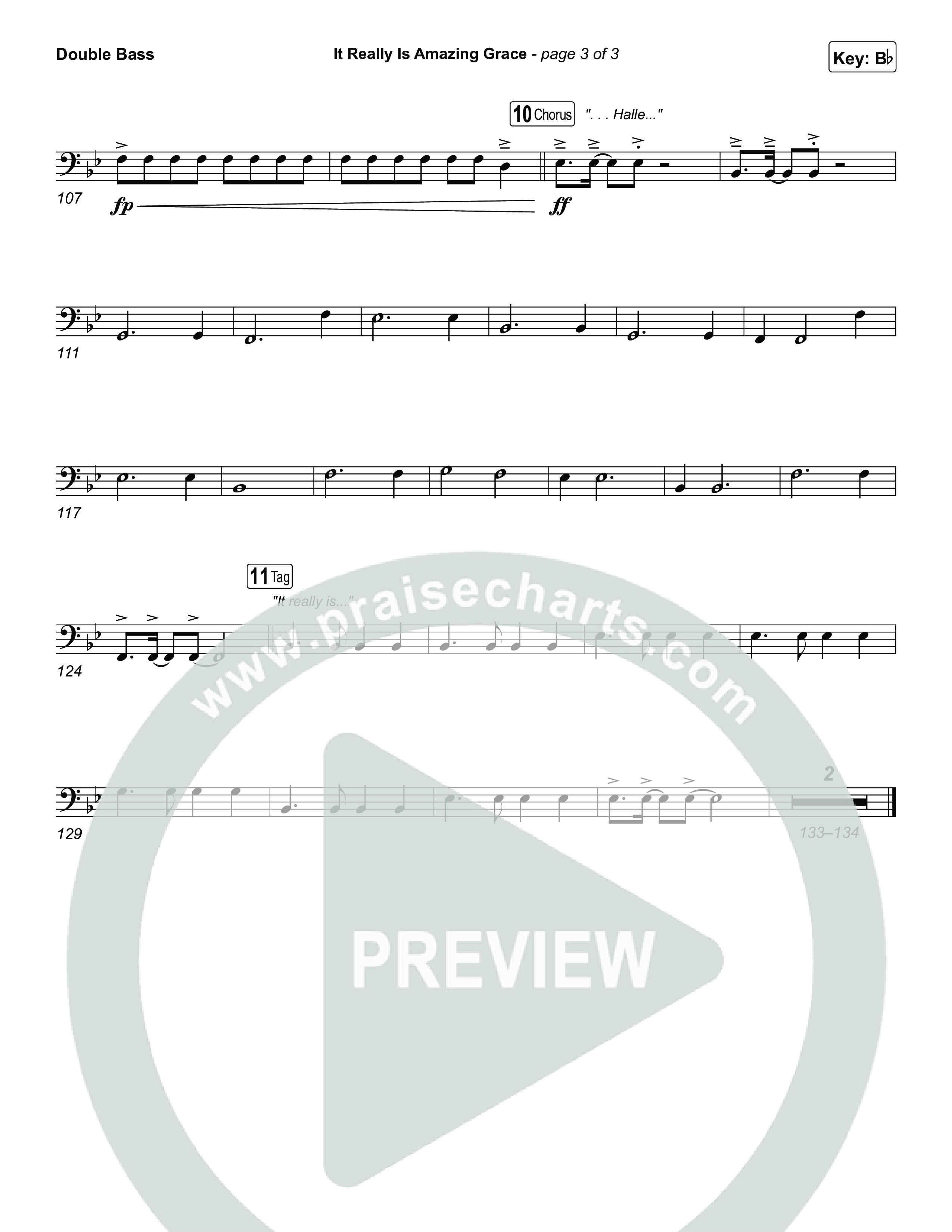 It Really Is Amazing Grace String Bass (Phil Wickham / Crowder)