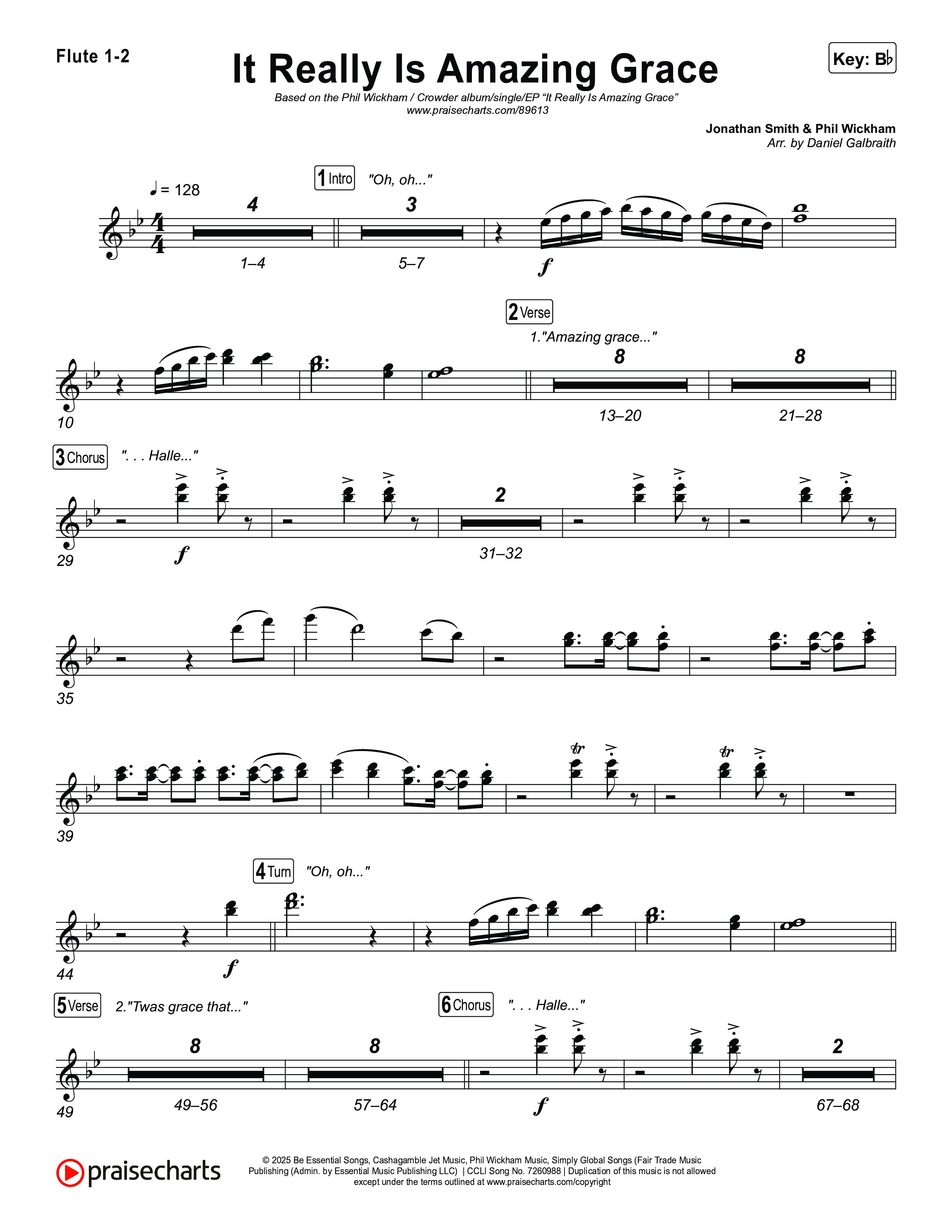 It Really Is Amazing Grace Wind Pack (Phil Wickham / Crowder)