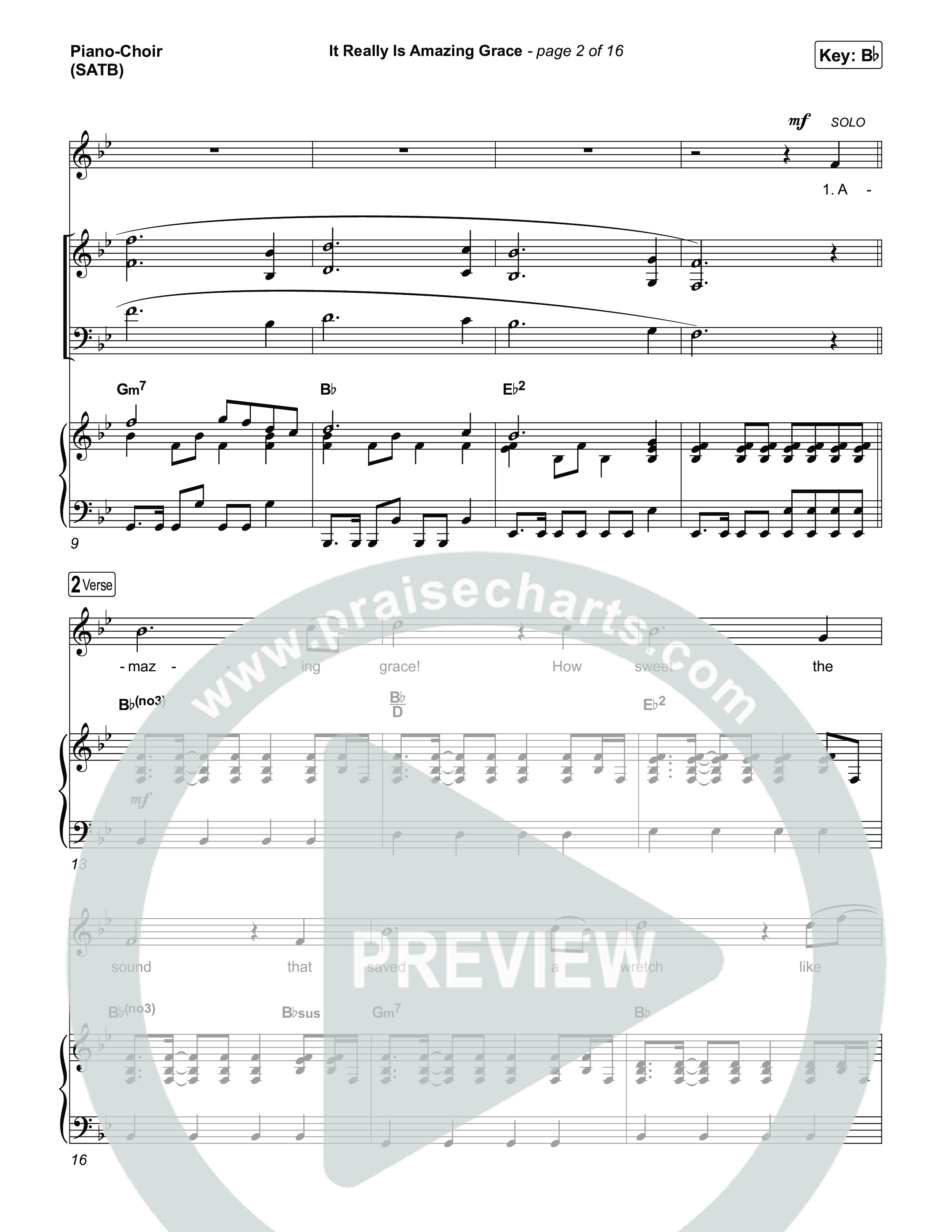 It Really Is Amazing Grace Piano/Vocal Pack (Phil Wickham / Crowder)