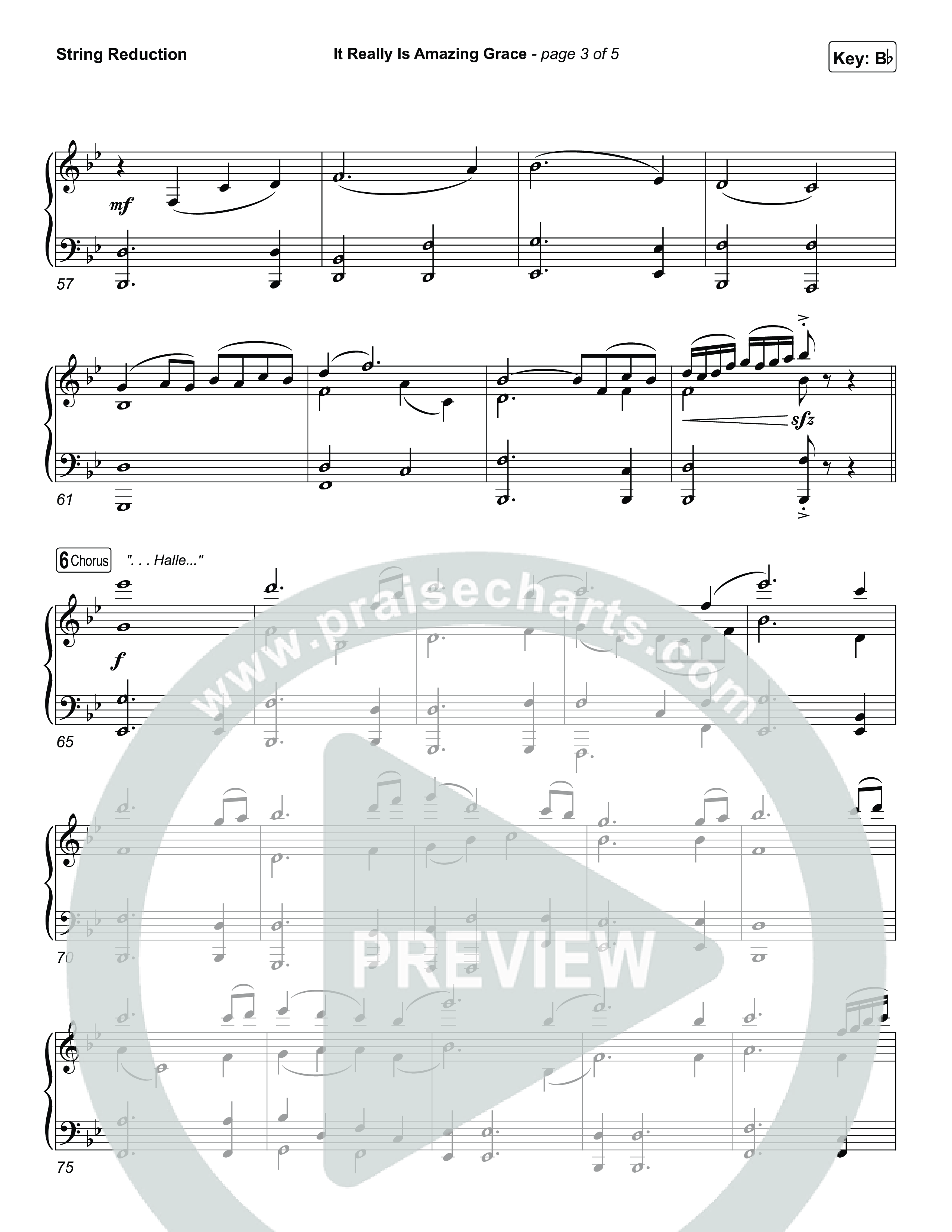 It Really Is Amazing Grace String Reduction (Phil Wickham / Crowder)