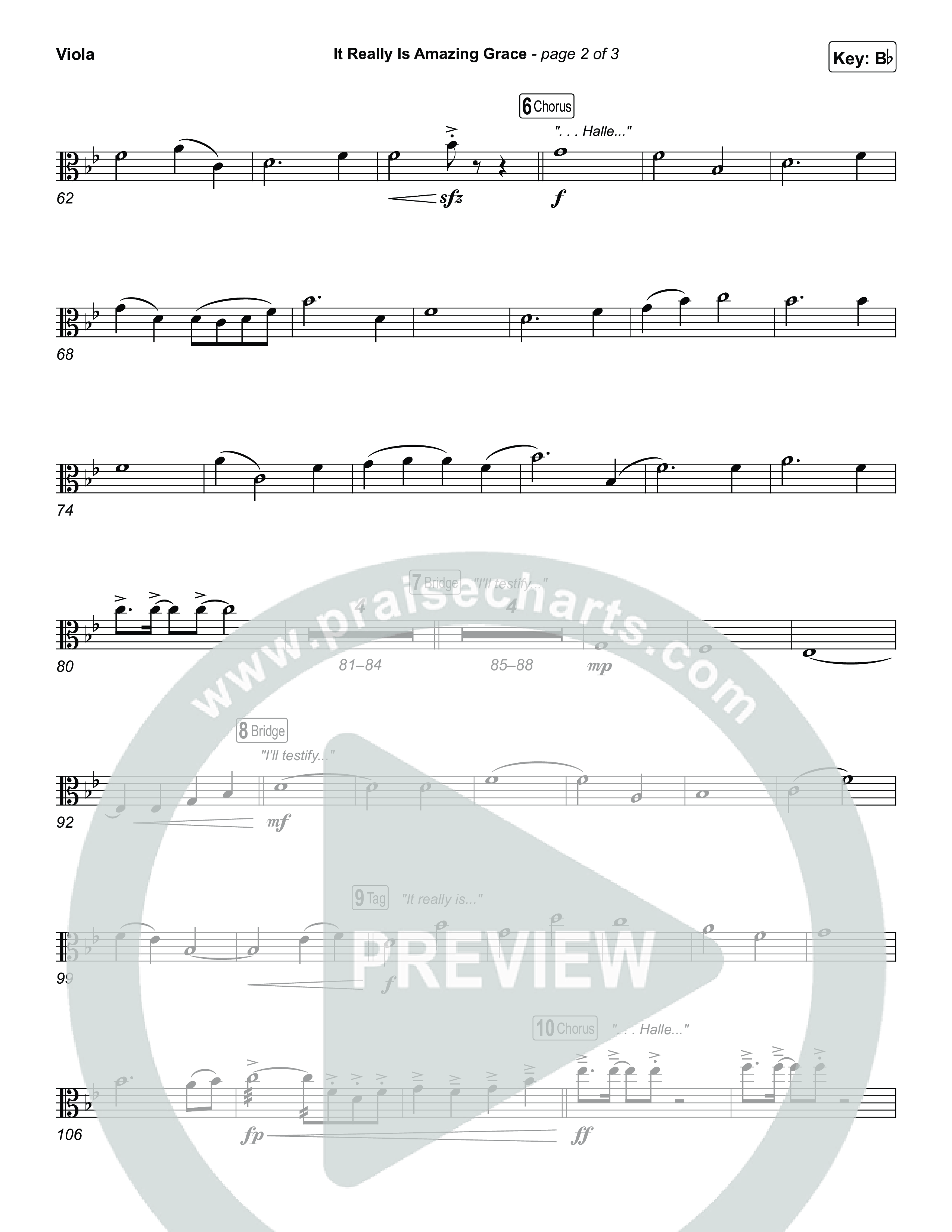 It Really Is Amazing Grace Viola (Phil Wickham / Crowder)