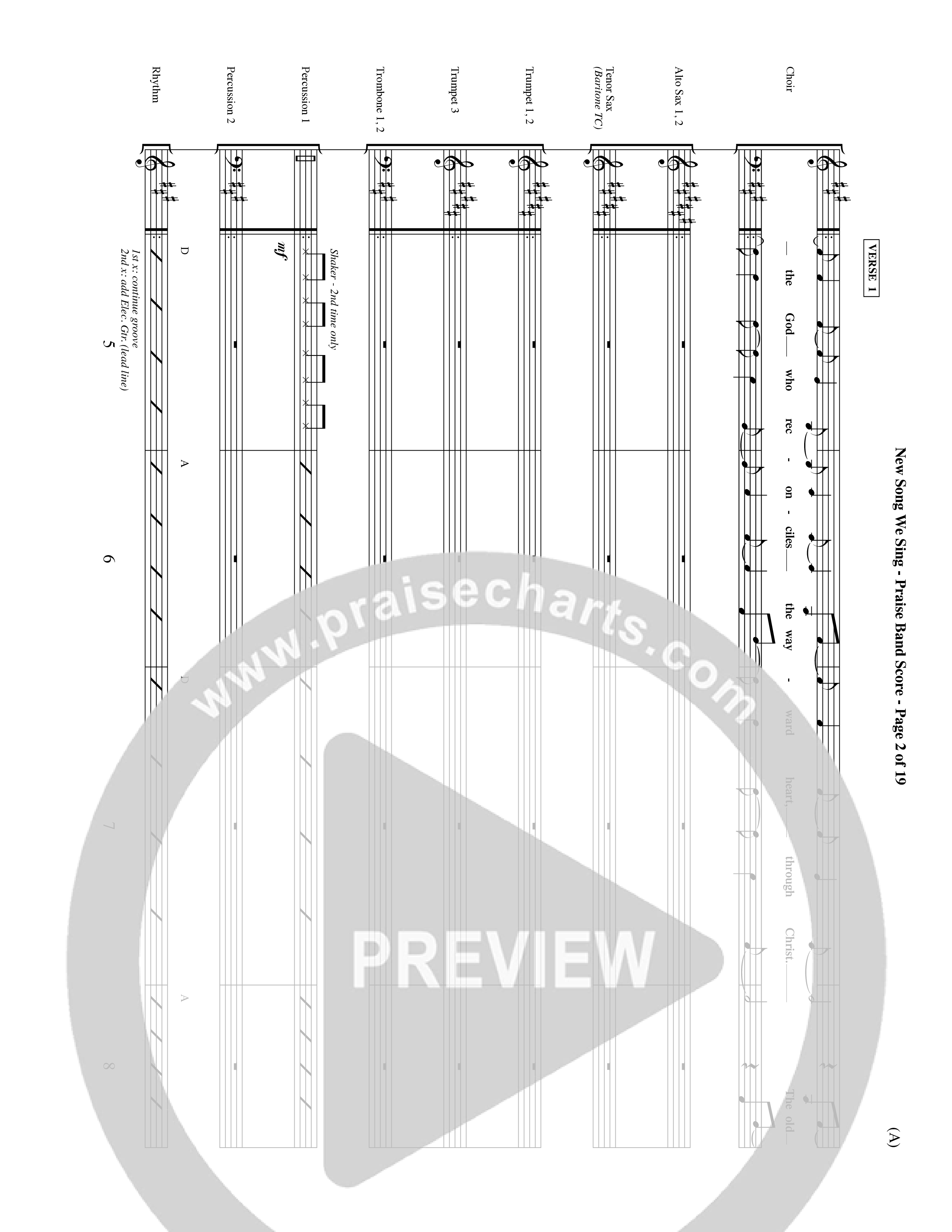 New Song We Sing (Choral Anthem SATB) Conductor's Score (Word Music Choral / Arr. David Shipps)