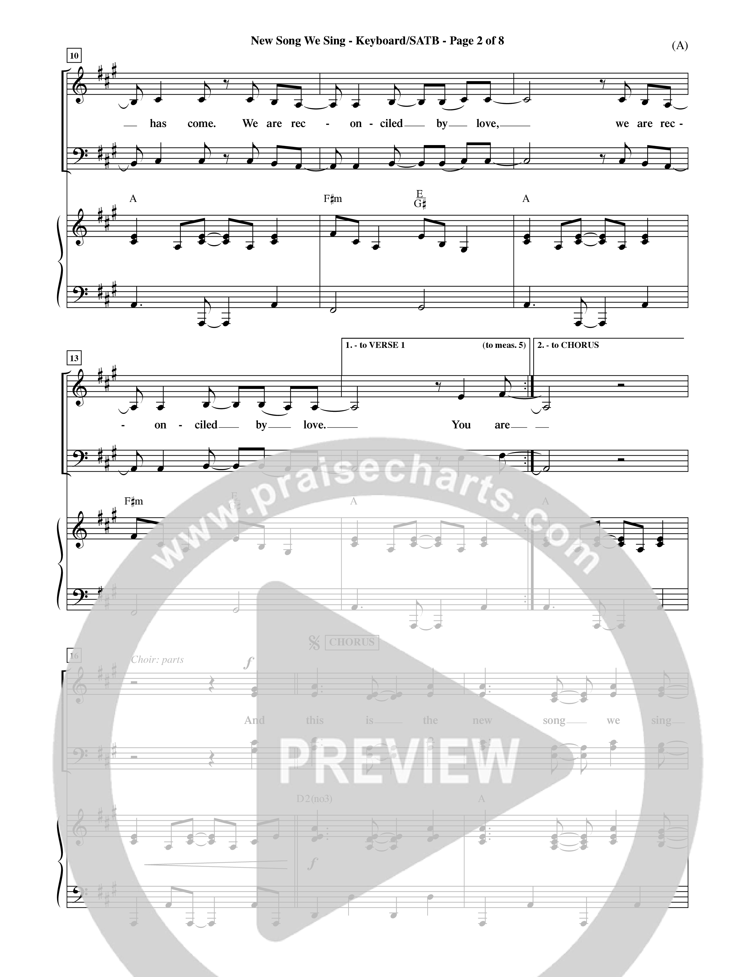 New Song We Sing (Choral Anthem SATB) Keyboard/Vocal (SATB) (Word Music Choral / Arr. David Shipps)