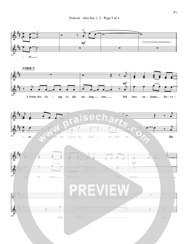 Forever Alto Sax 1/2 (Chris Tomlin)