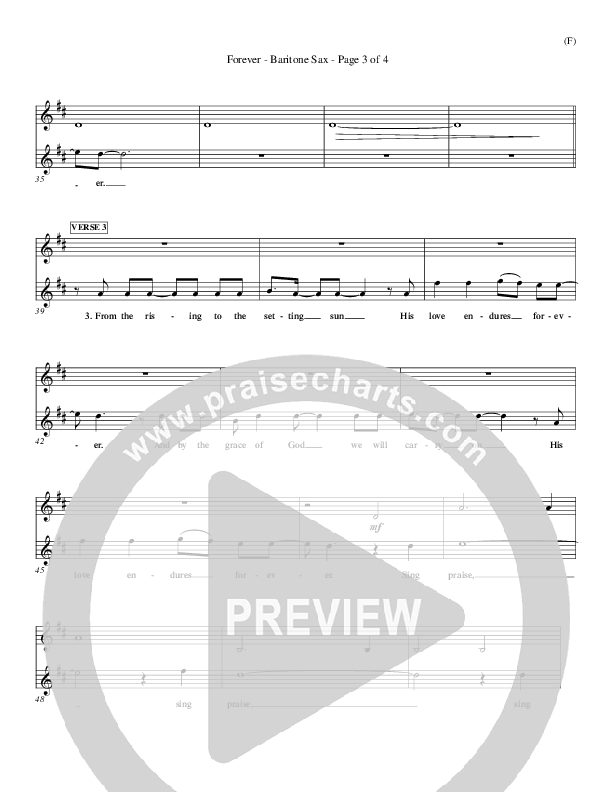 Forever Bari Sax (Chris Tomlin)