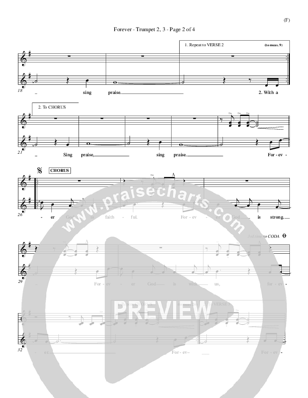 Forever Trumpet 2/3 (Chris Tomlin)