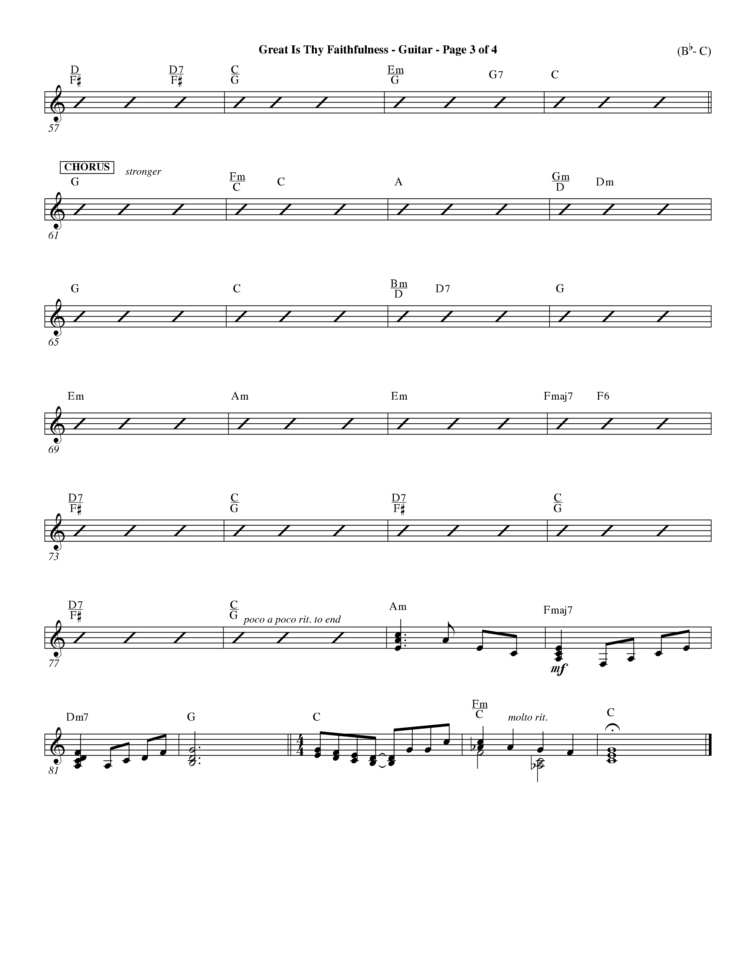Great Is Thy Faithfulness (Choral Anthem SATB) Acoustic Guitar (Word Music Choral / Arr. John Coates / Orch. Dave Williamson / Orch. Keith Christopher)