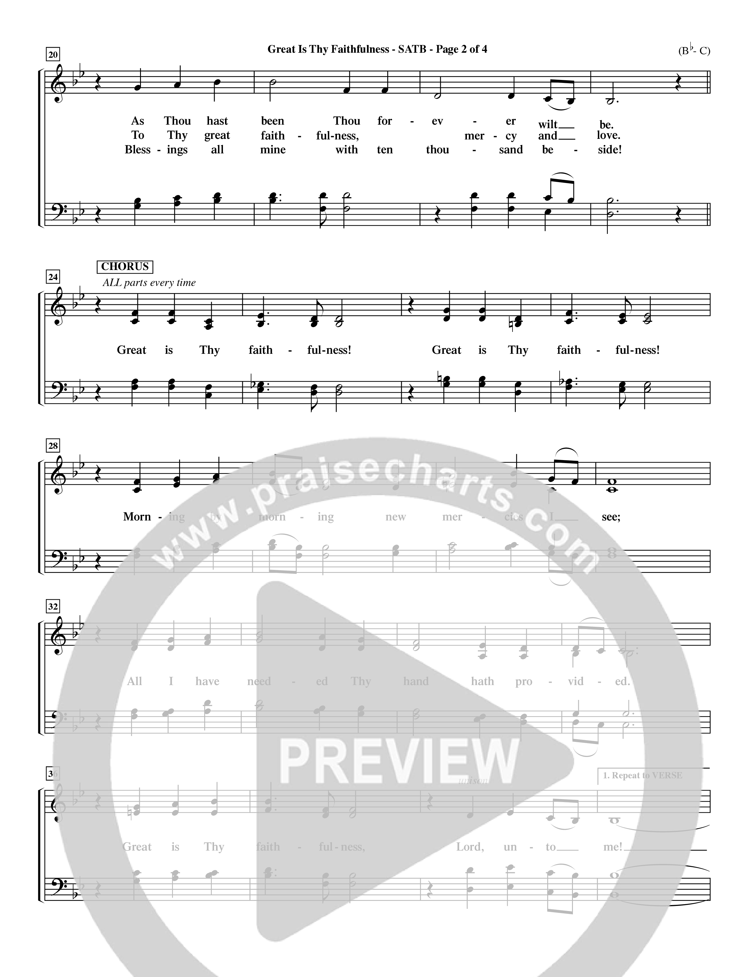 Great Is Thy Faithfulness (Choral Anthem SATB) Choir Sheet (SATB) (Word Music Choral / Arr. John Coates / Orch. Dave Williamson / Orch. Keith Christopher)