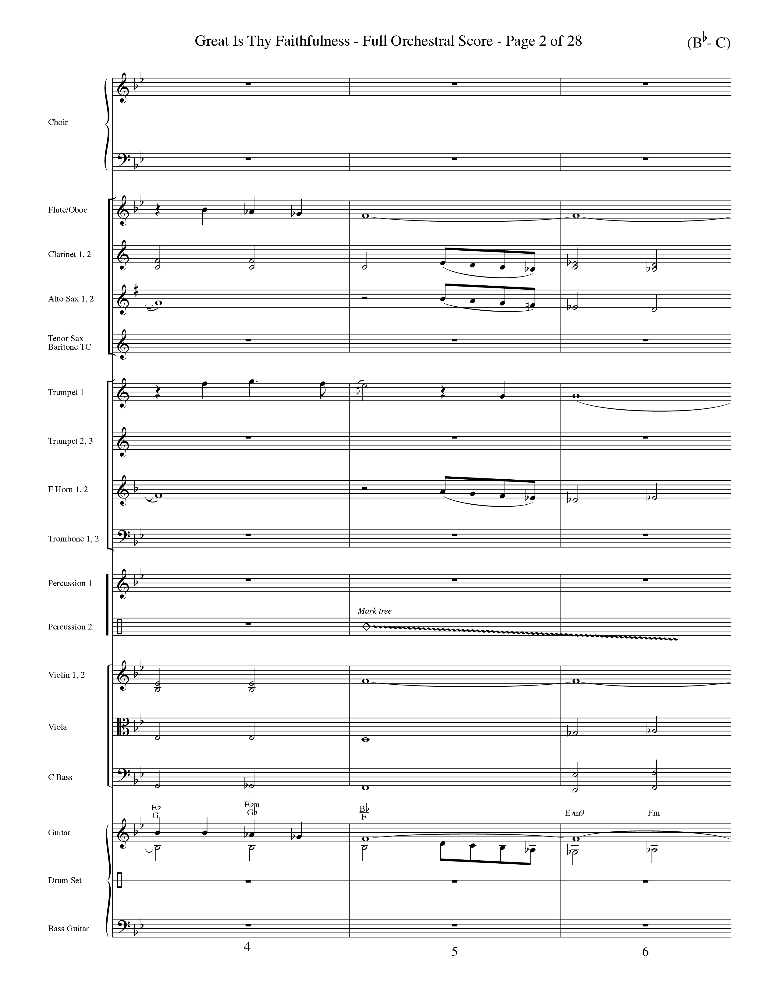 Great Is Thy Faithfulness (Choral Anthem SATB) Orchestration (Word Music Choral / Arr. John Coates / Orch. Dave Williamson / Orch. Keith Christopher)