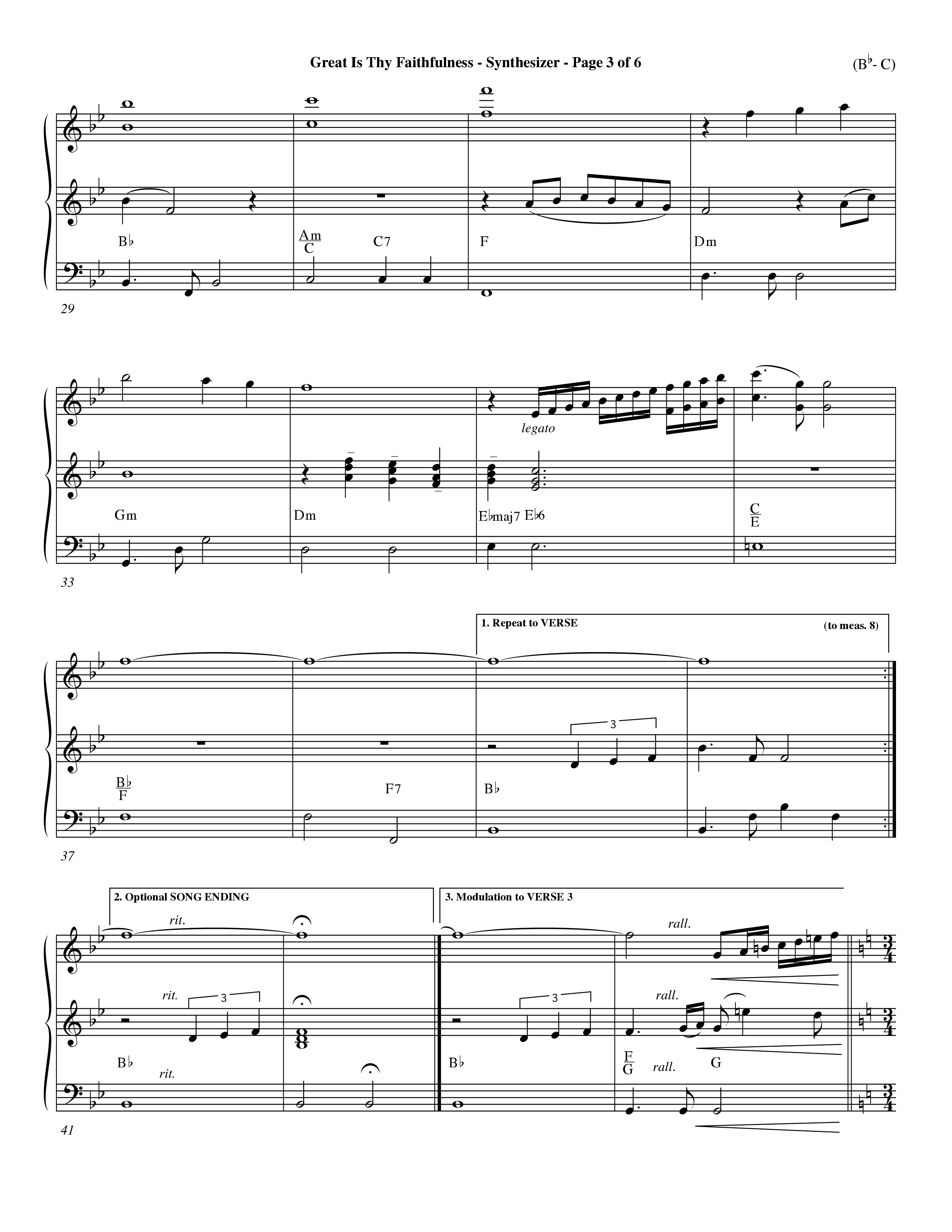 Great Is Thy Faithfulness (Choral Anthem SATB) Synth (Word Music Choral / Arr. John Coates / Orch. Dave Williamson / Orch. Keith Christopher)
