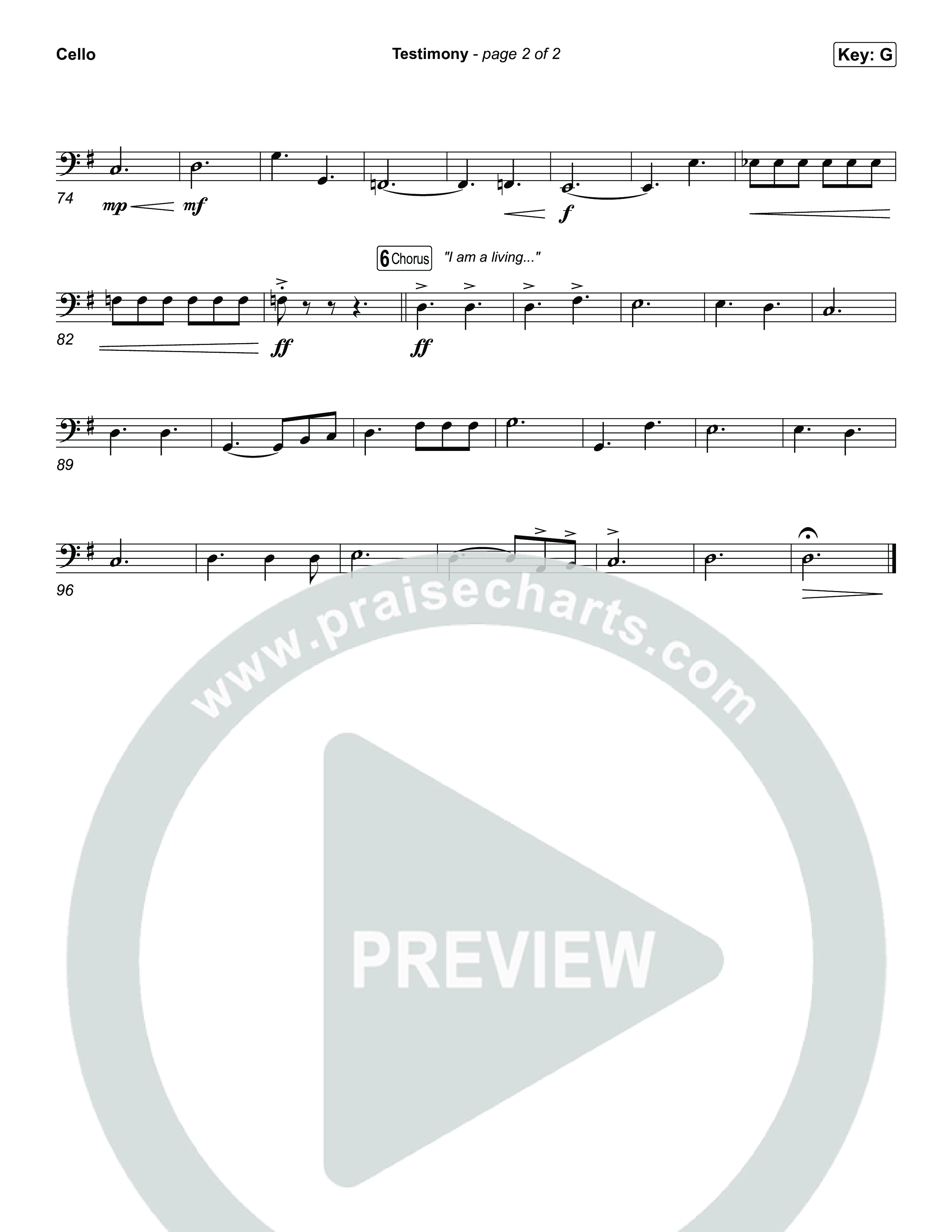 Testimony Cello (Terrian)