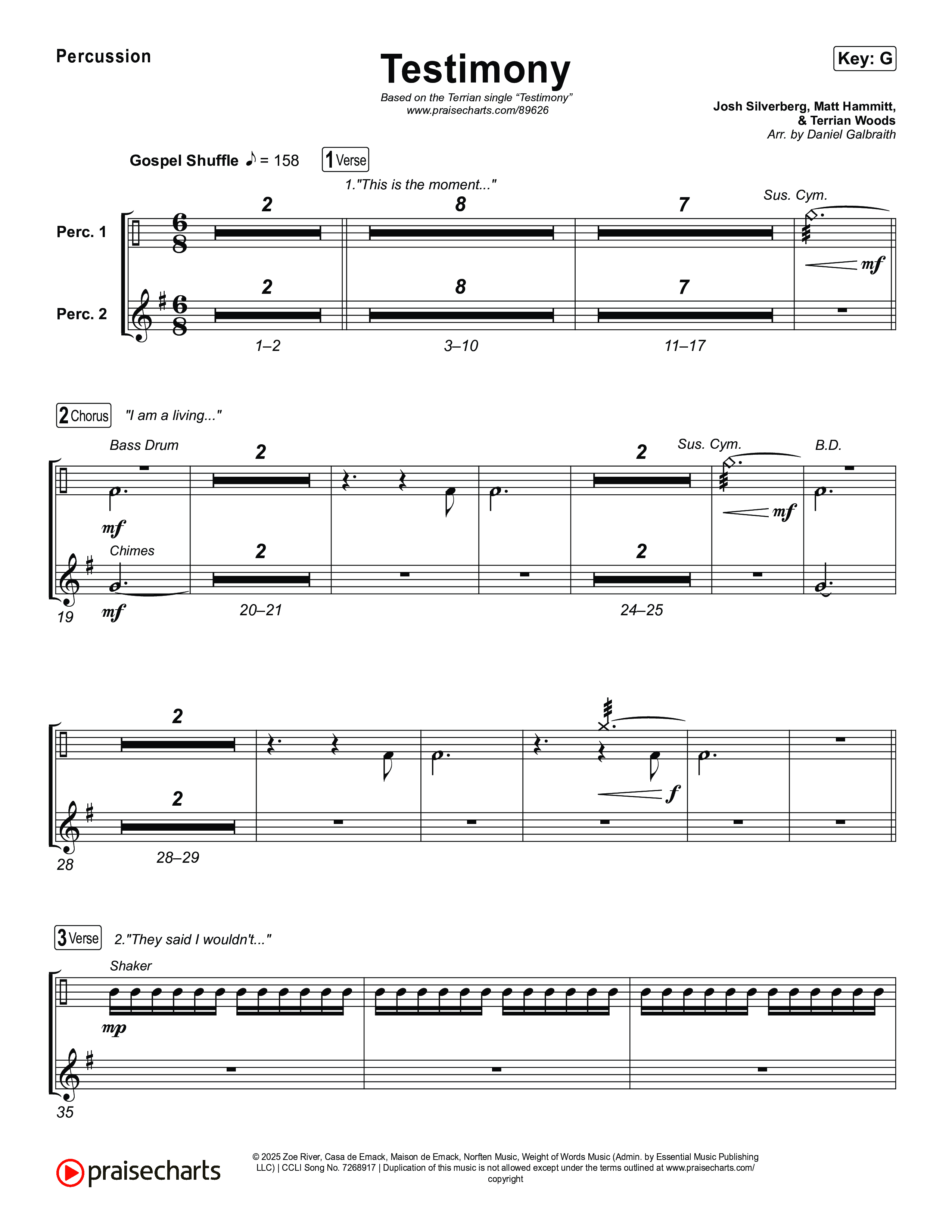 Testimony Percussion (Terrian)