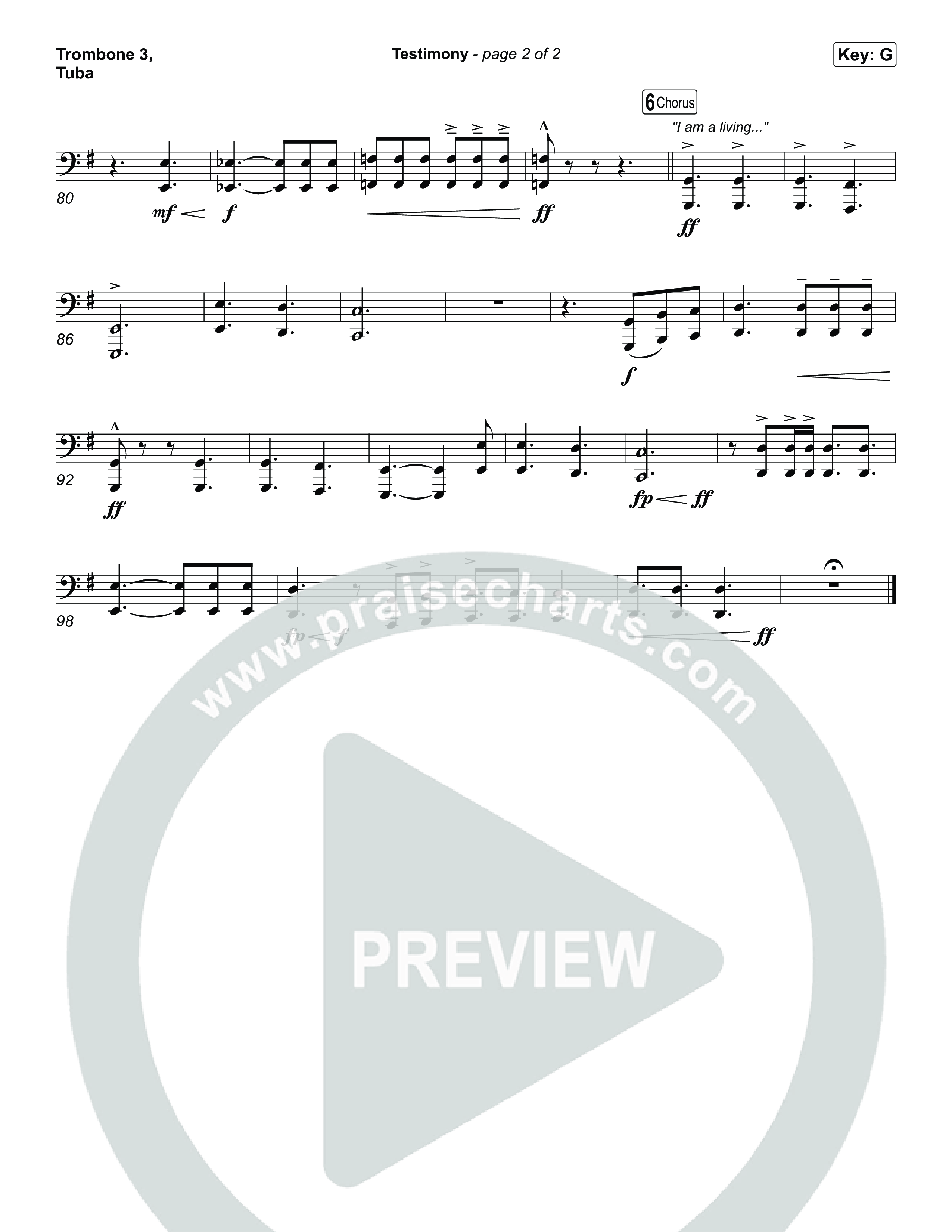 Testimony Trombone 3/Tuba (Terrian)