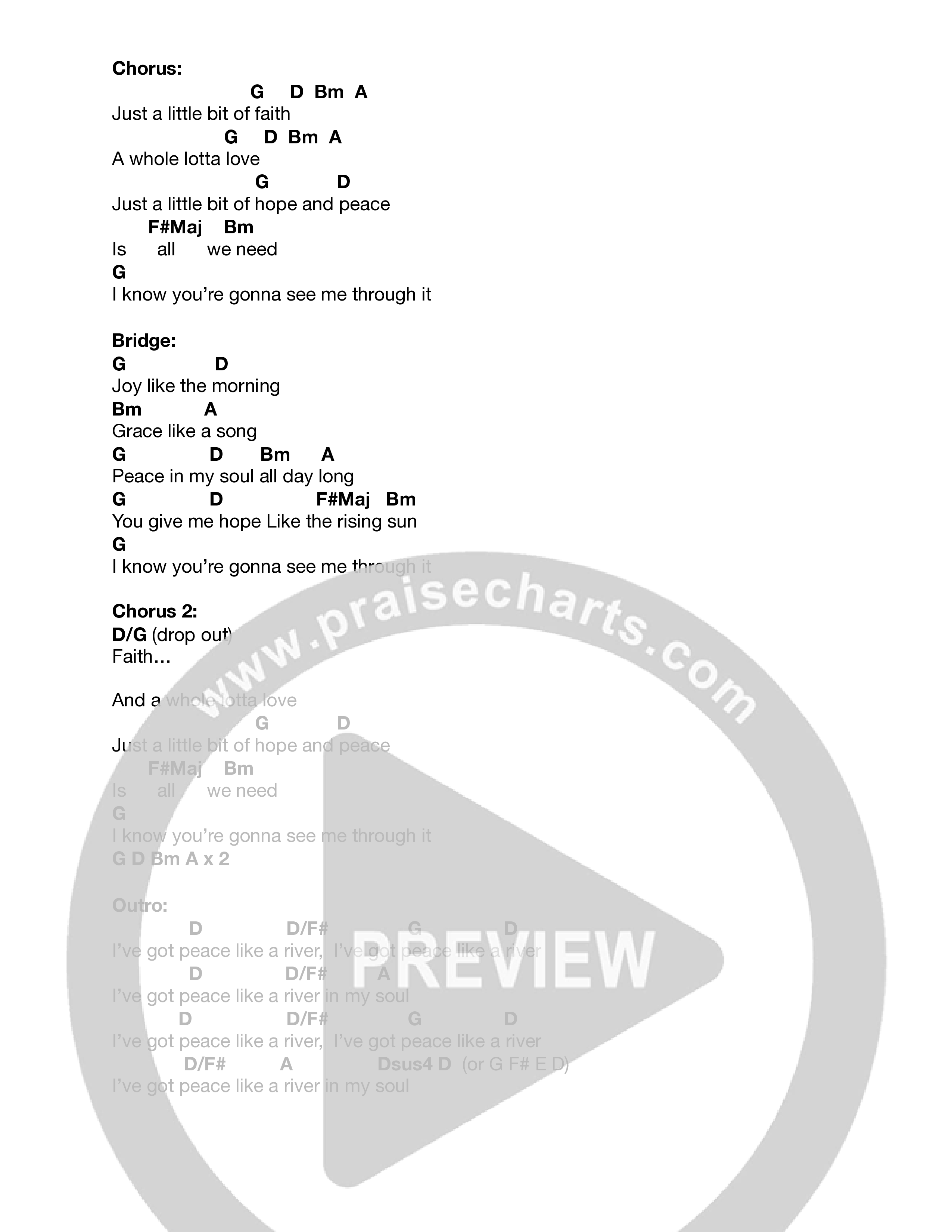 See Me Through It Chord Chart (Chris McQuistion)