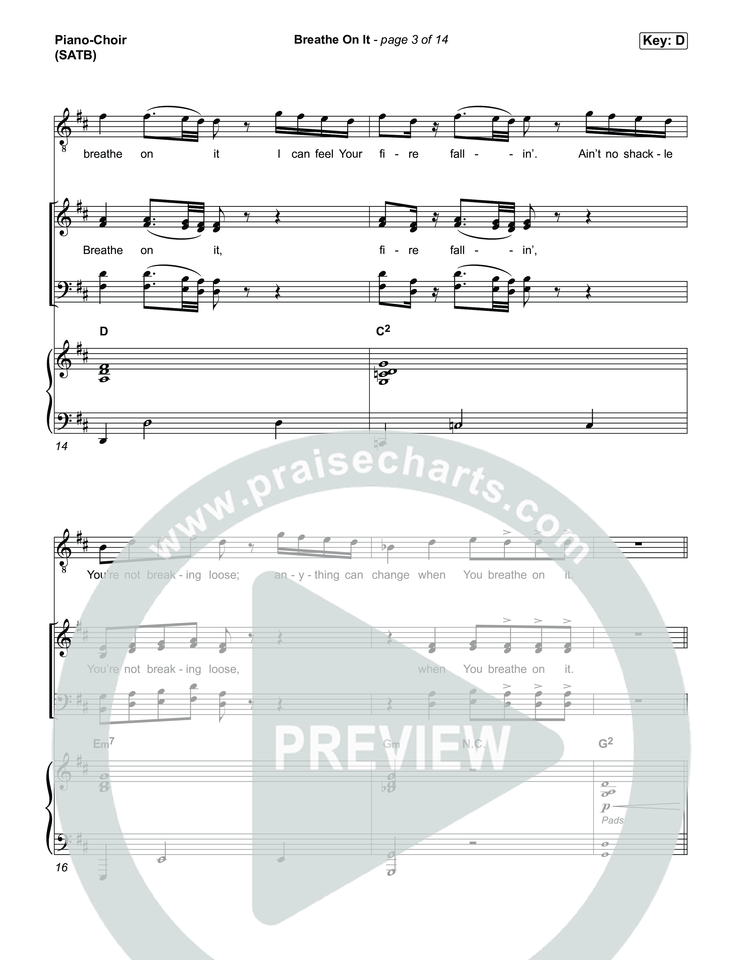 Breathe On It Piano/Vocal Pack (Tauren Wells)