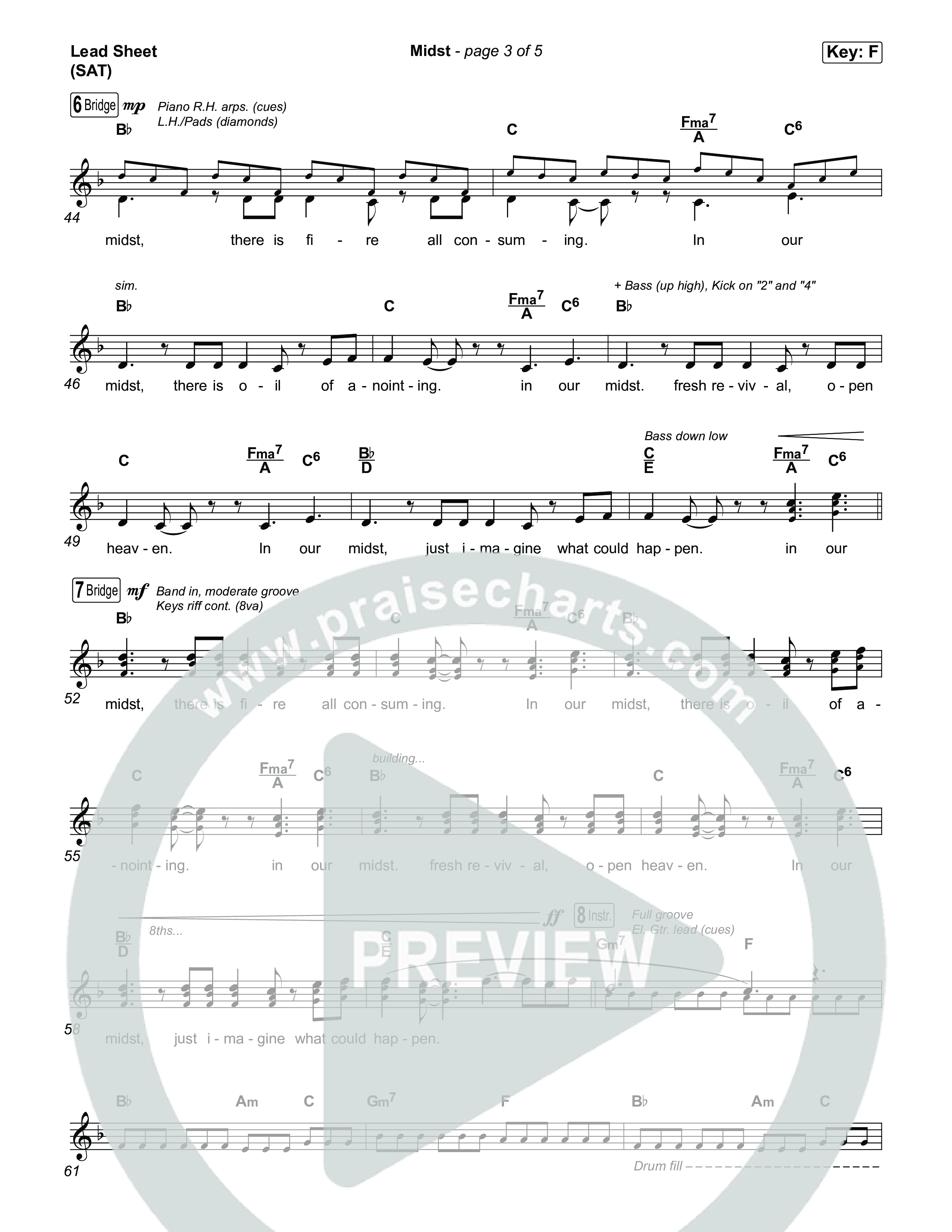 Midst Lead Sheet (SAT) (The Belonging Co)